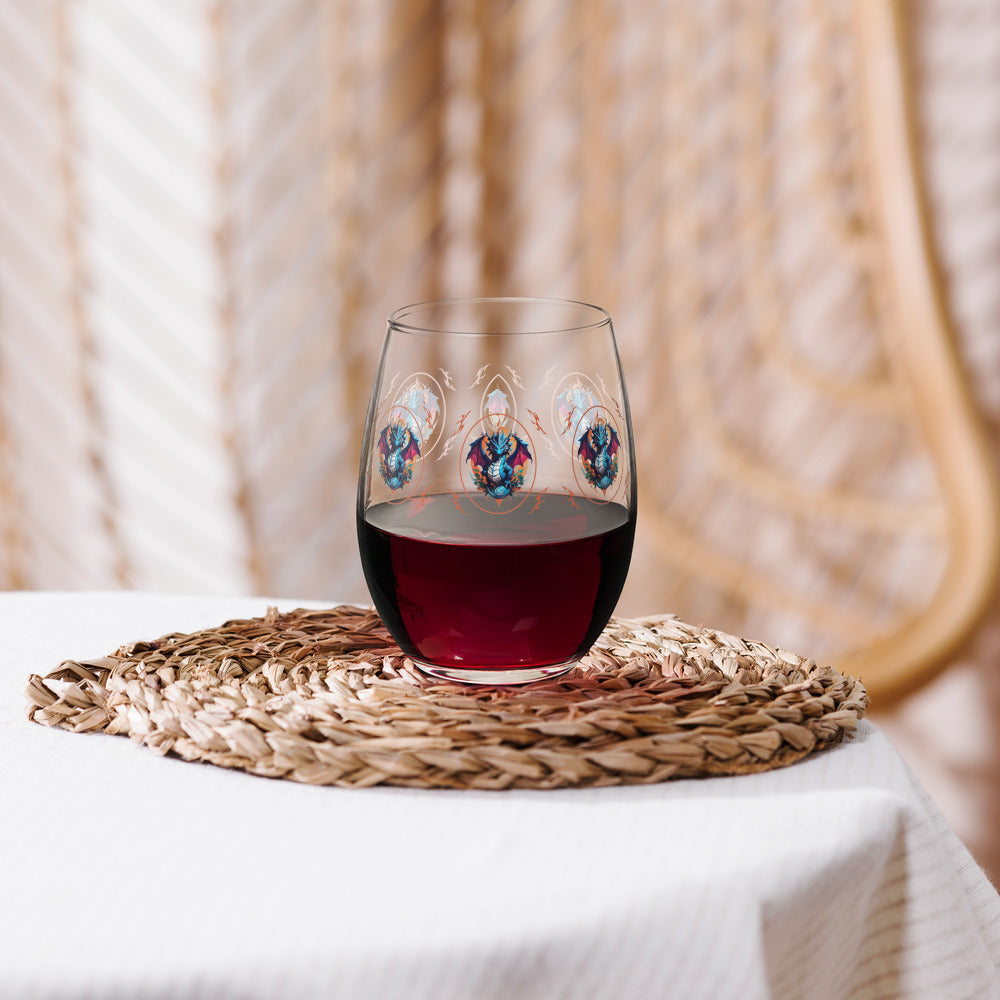 Copo de vinho sem haste