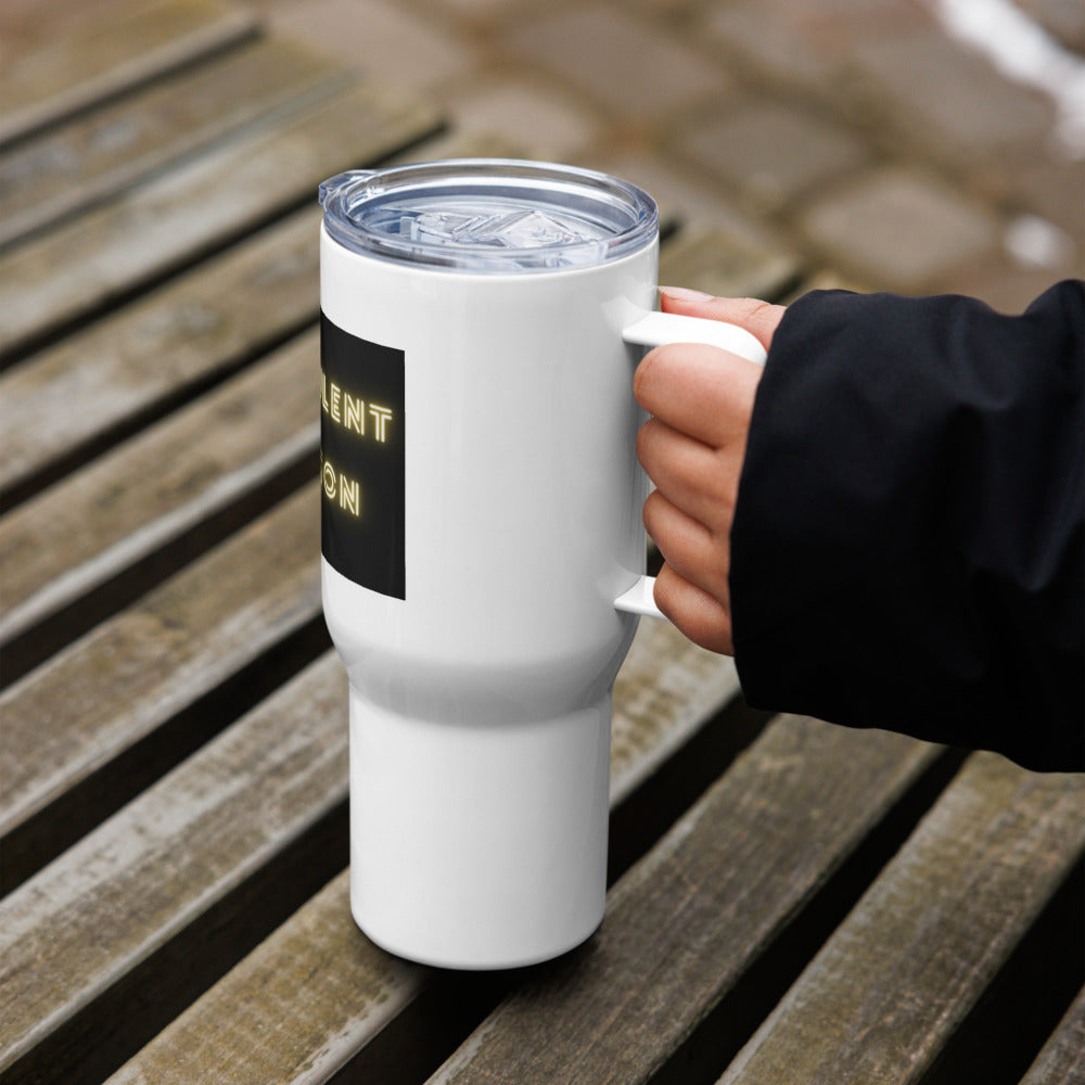 Caneca de viagem com alça
