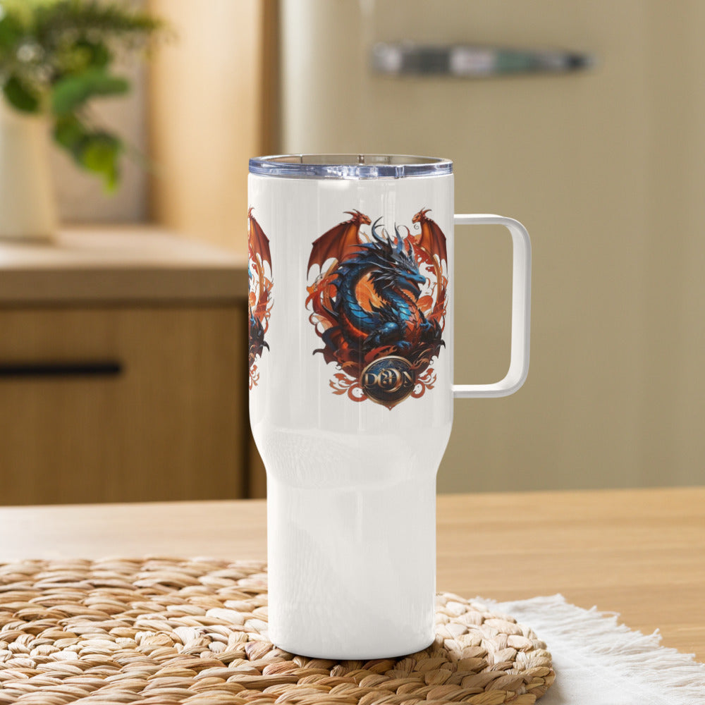 Caneca de viagem com alça