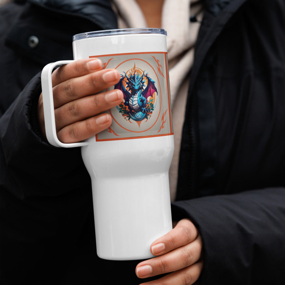 Caneca de viagem com alça