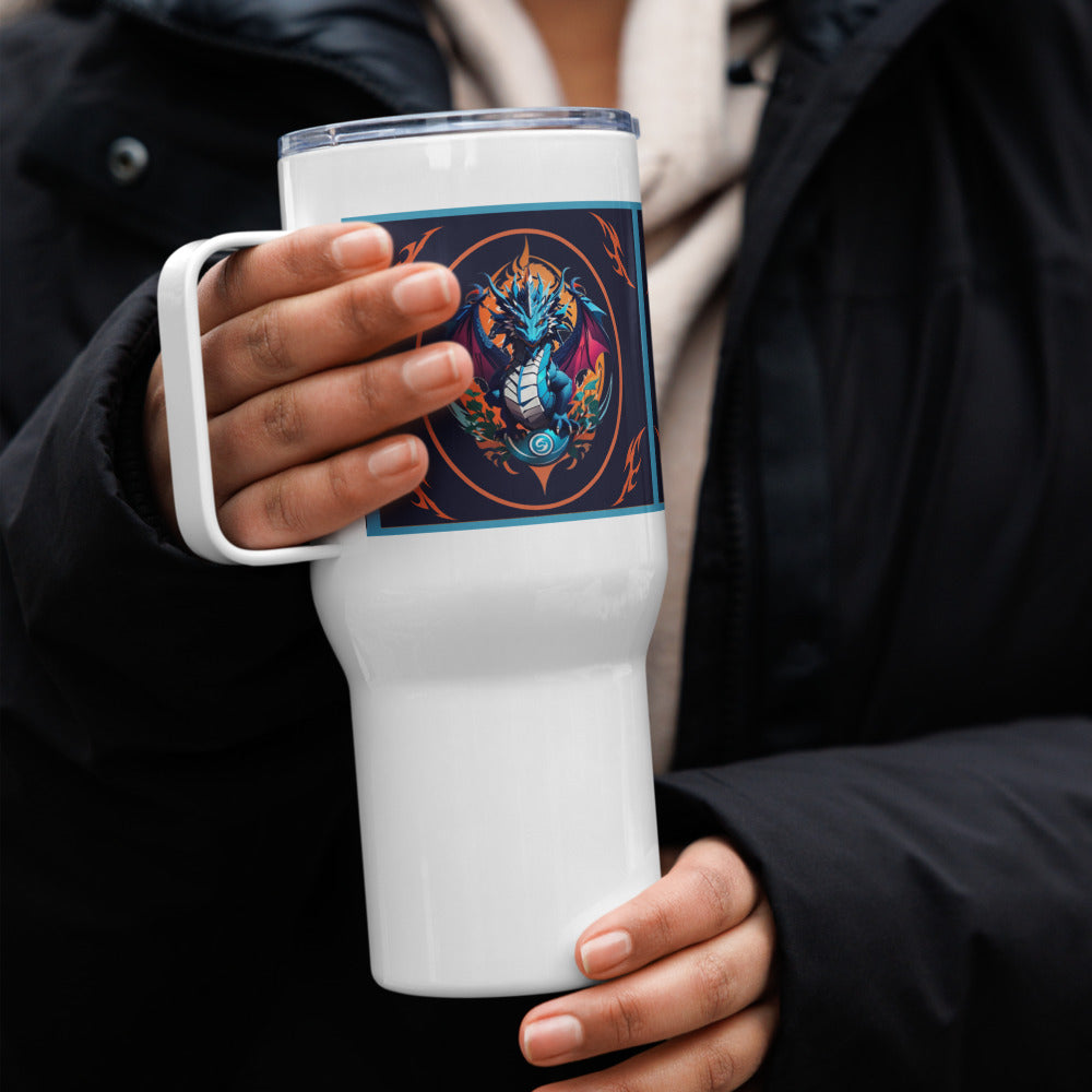 Caneca de viagem com alça