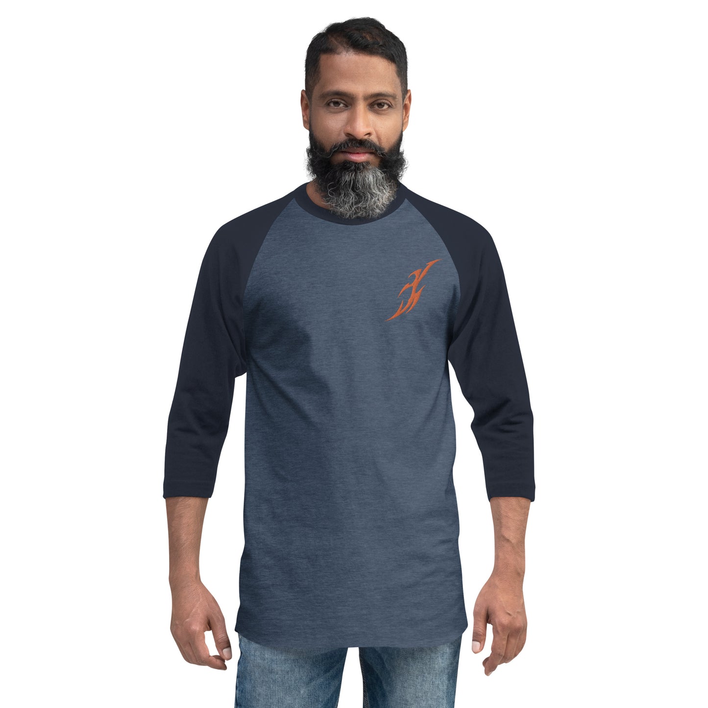 Camisa raglan com manga 3/4