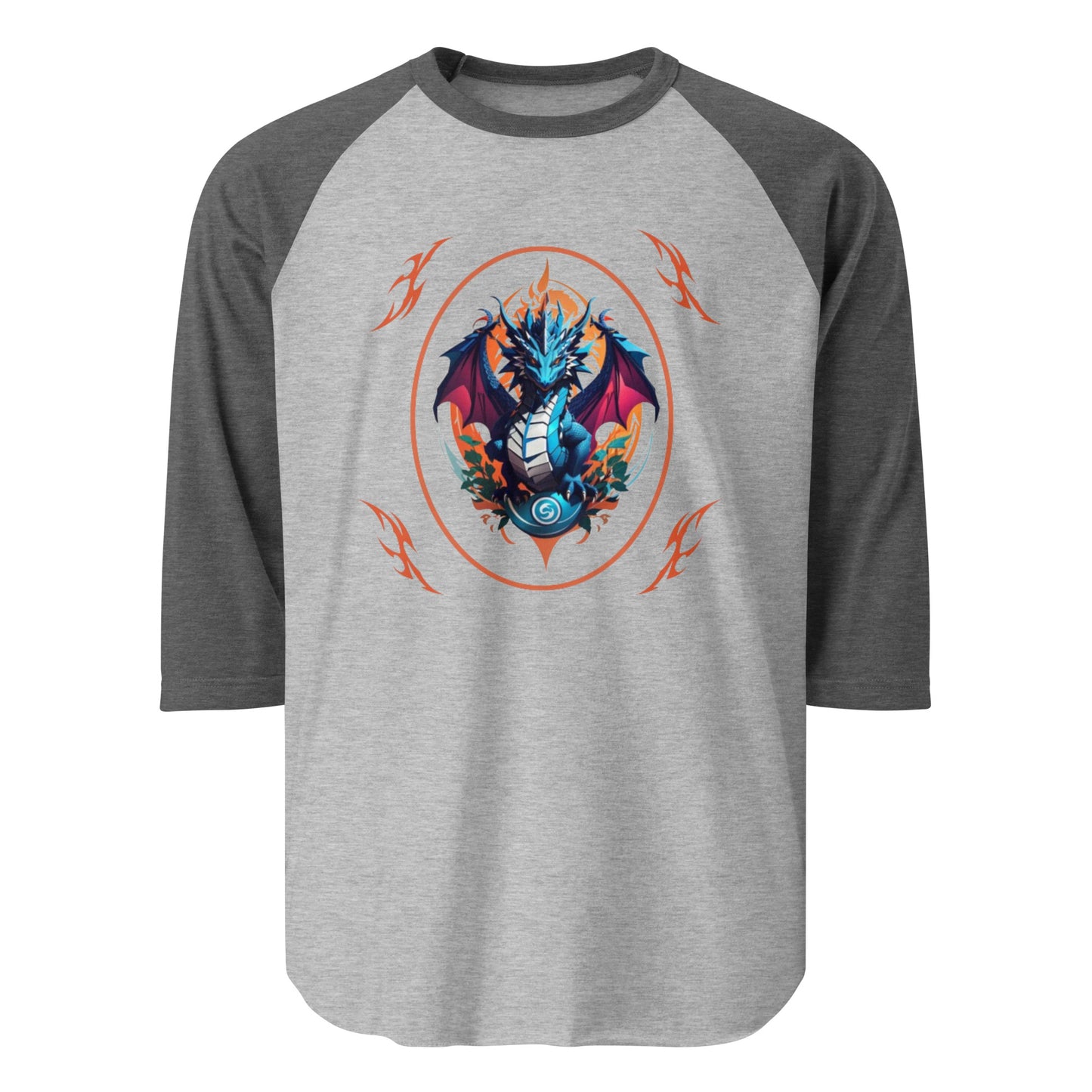 Camisa raglan com manga 3/4