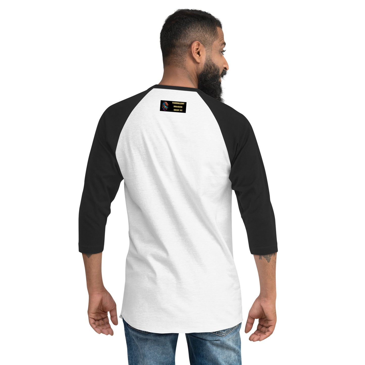 Camisa raglan com manga 3/4
