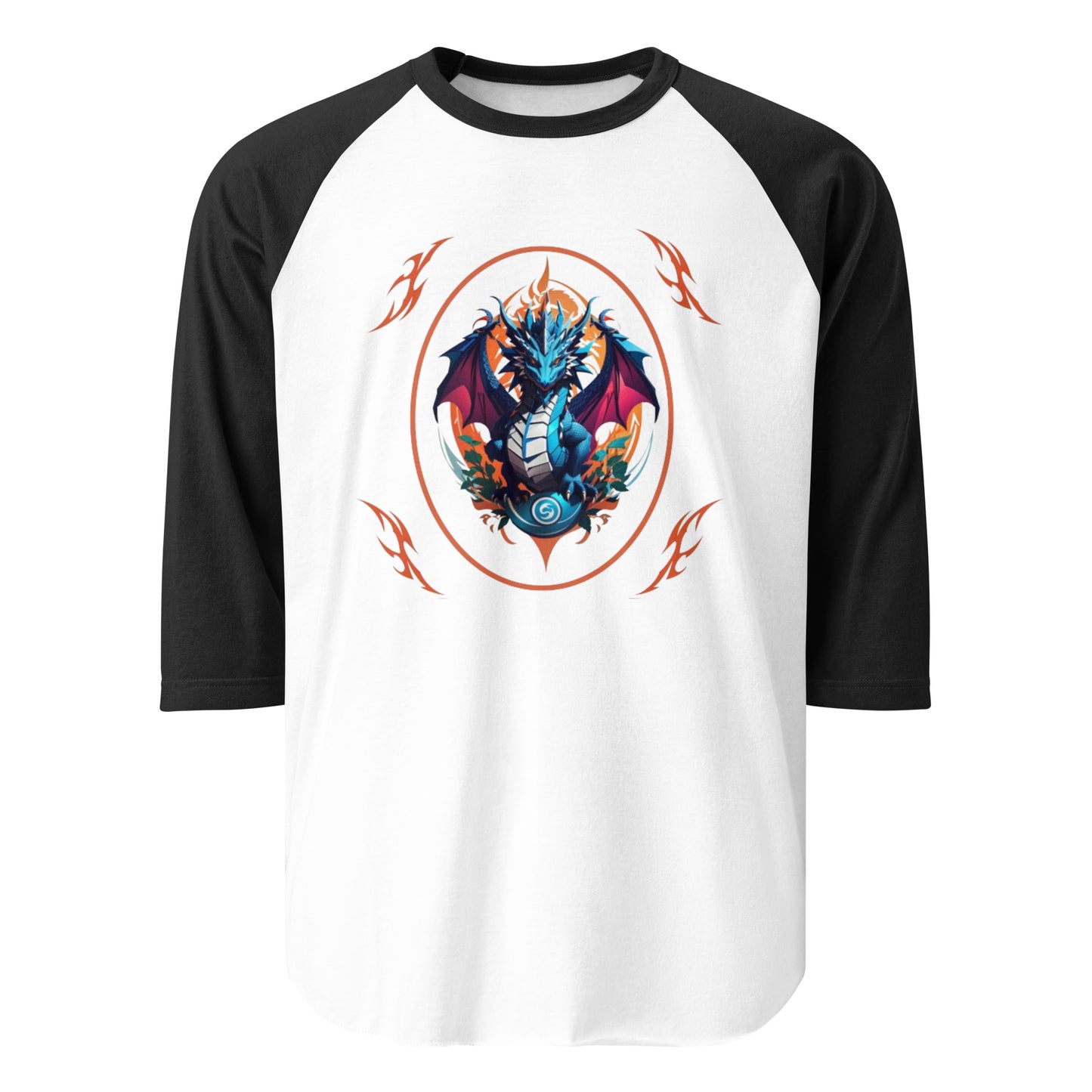 Camisa raglan com manga 3/4