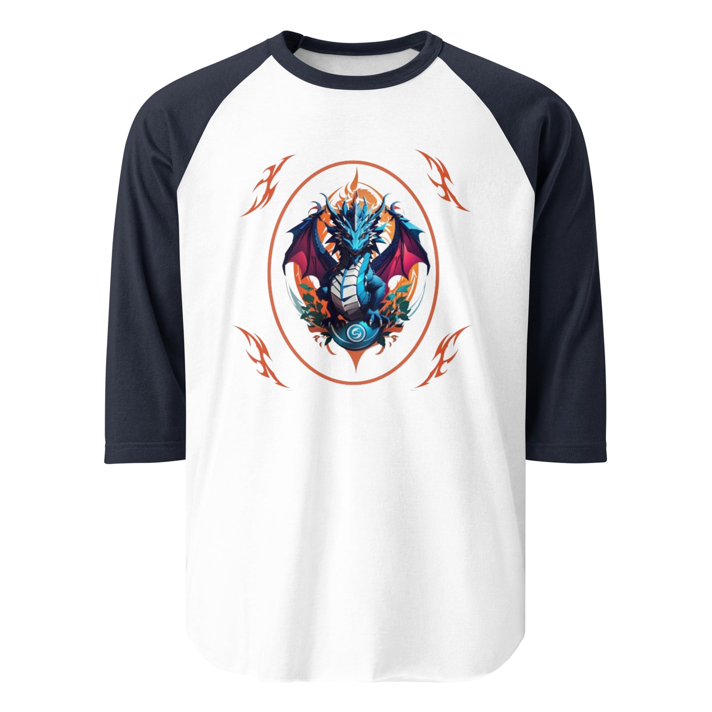 Camisa raglan com manga 3/4