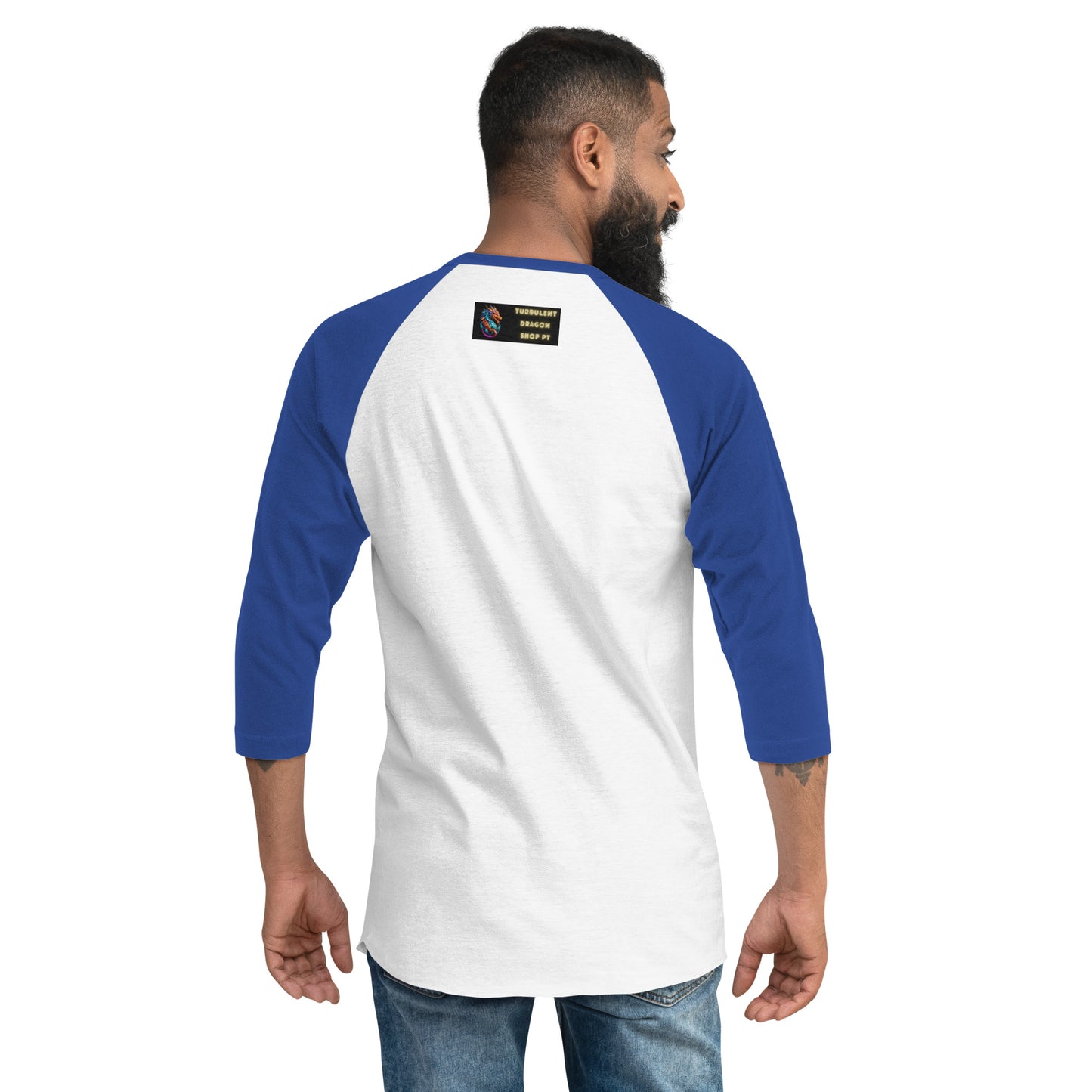 Camisa raglan com manga 3/4