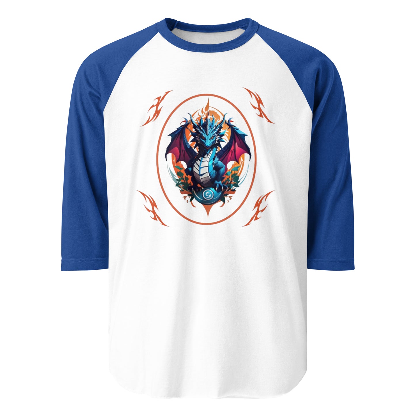 Camisa raglan com manga 3/4