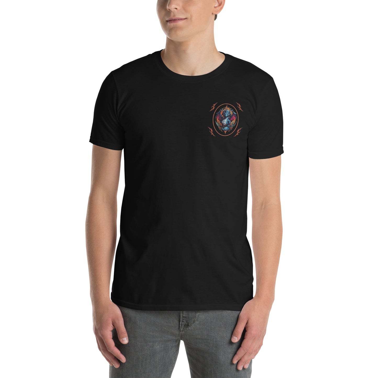 Camiseta unissex com mangas curtas