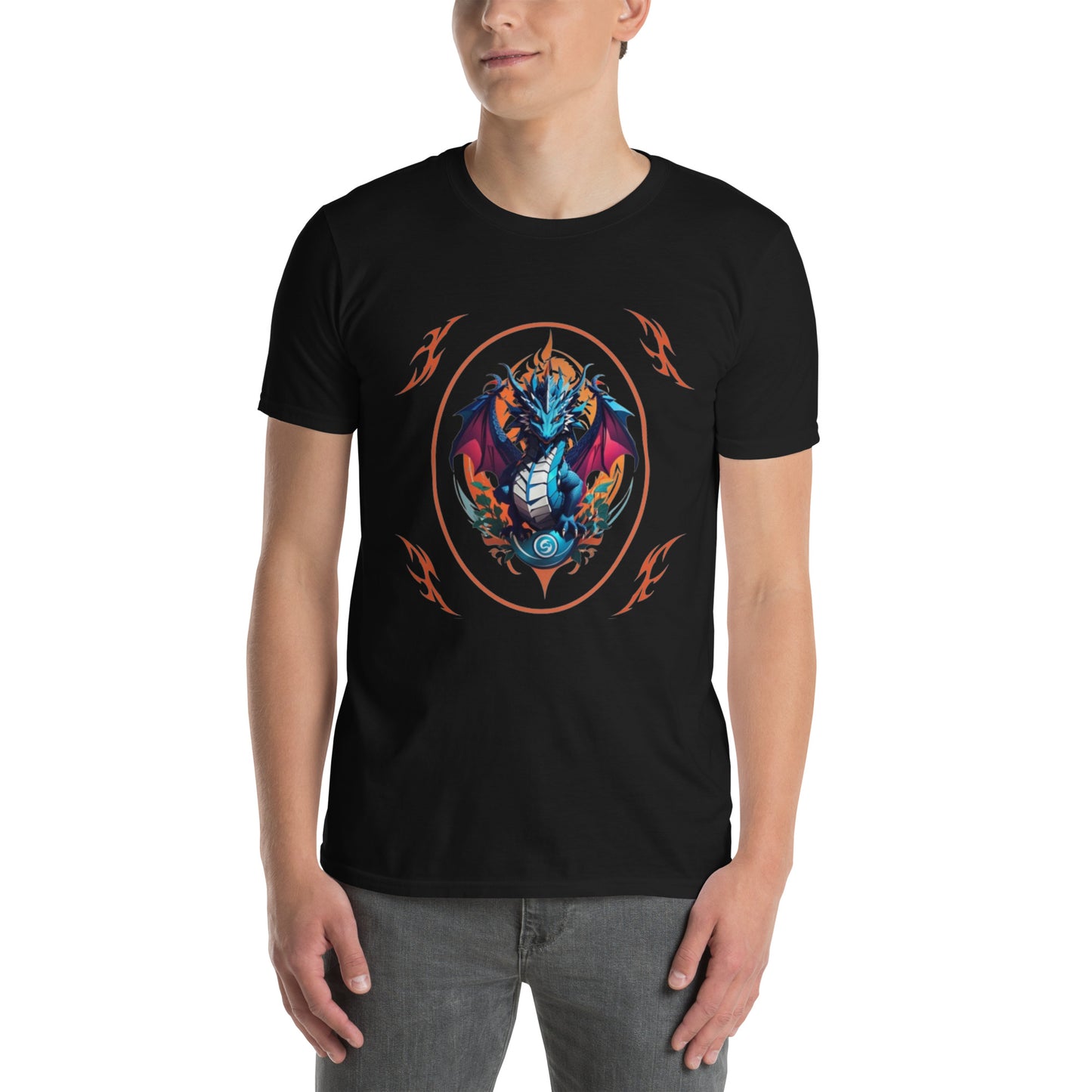 Camiseta unissex com mangas curtas