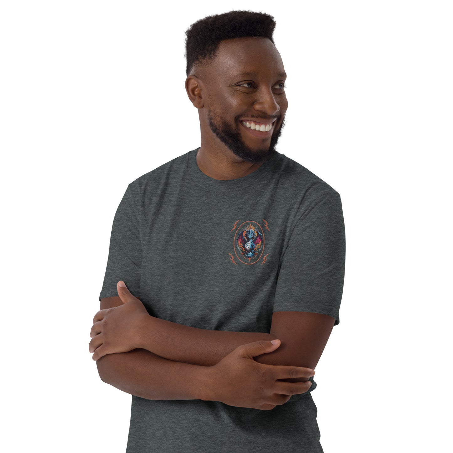 Camiseta unissex com mangas curtas