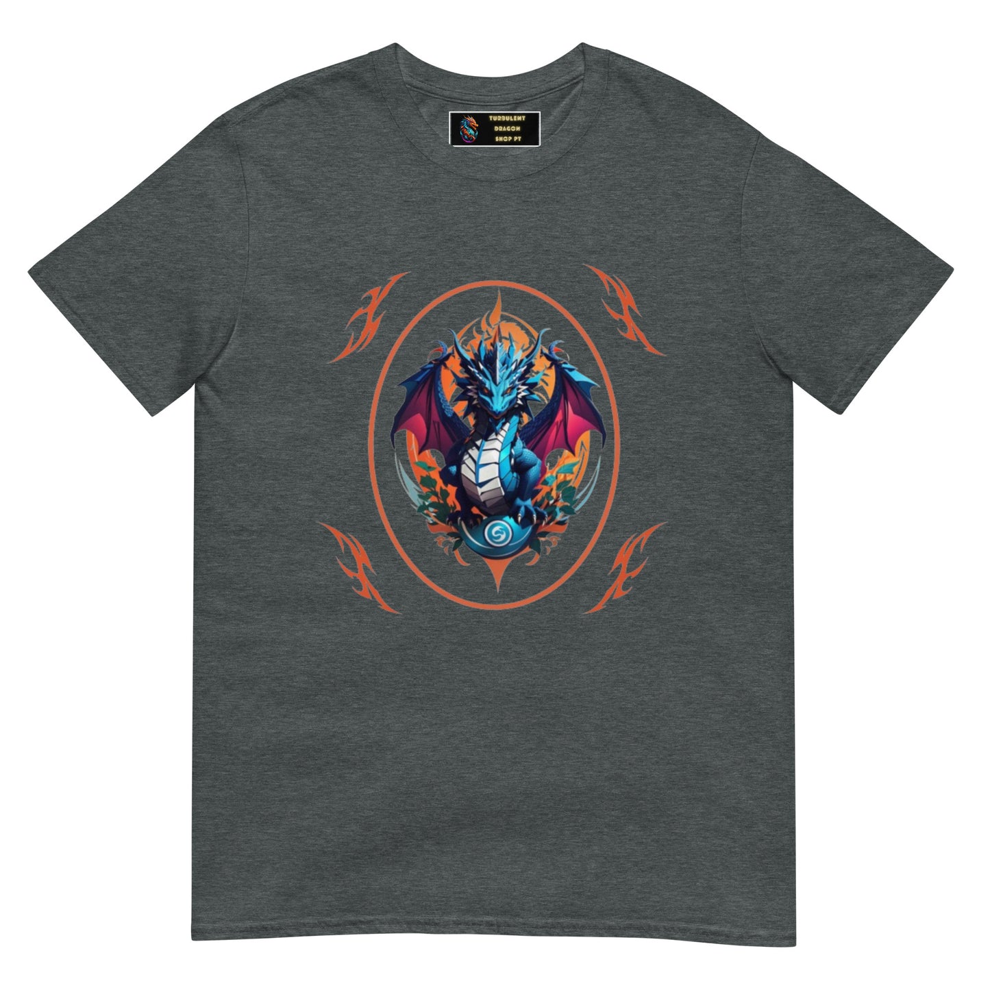 Camiseta unissex com mangas curtas