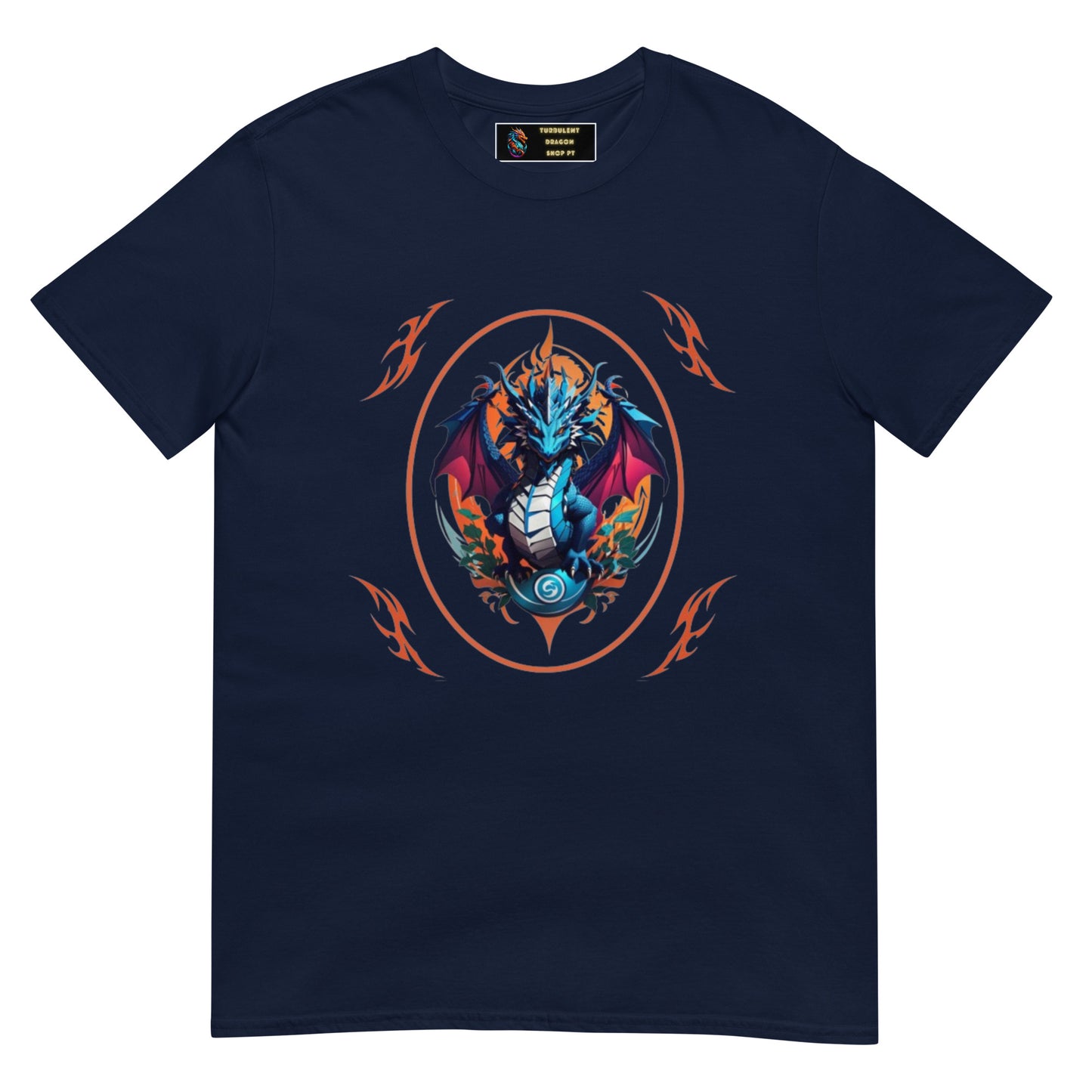 Camiseta unissex com mangas curtas