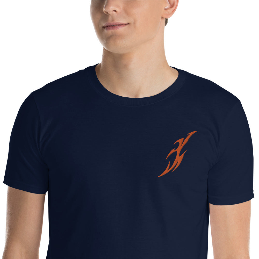 Camiseta unissex com mangas curtas