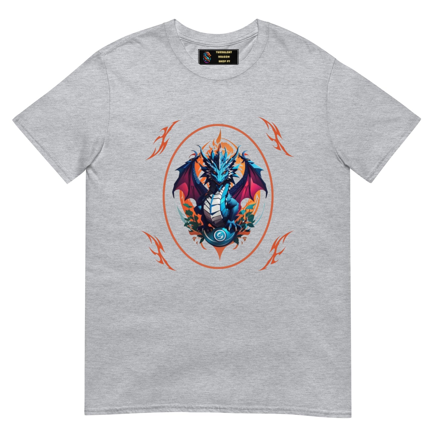 Camiseta unissex com mangas curtas