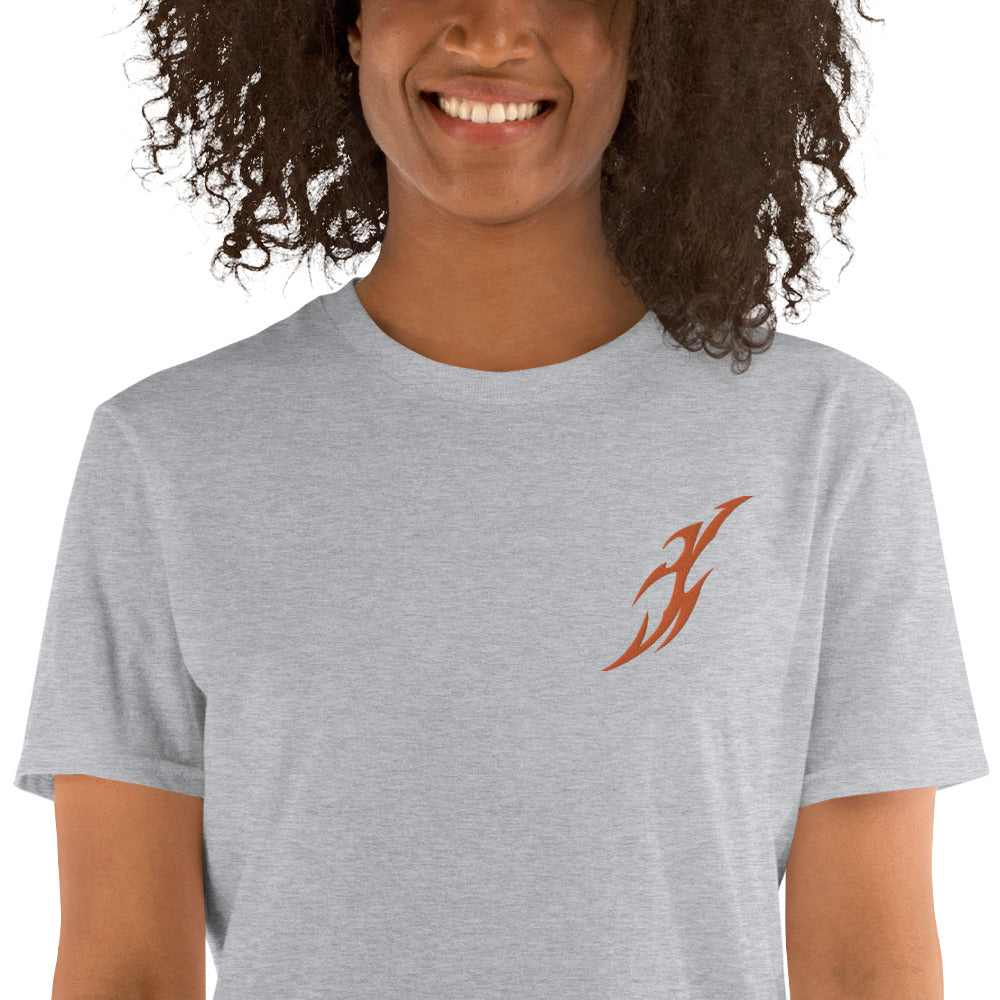 Camiseta unissex com mangas curtas