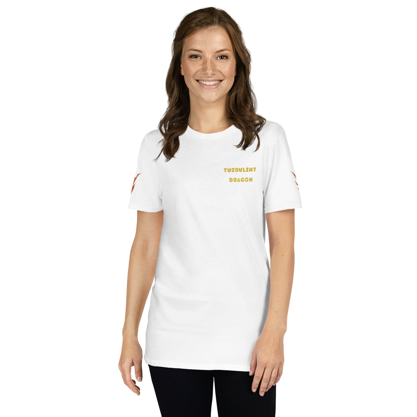 Camiseta unissex com mangas curtas