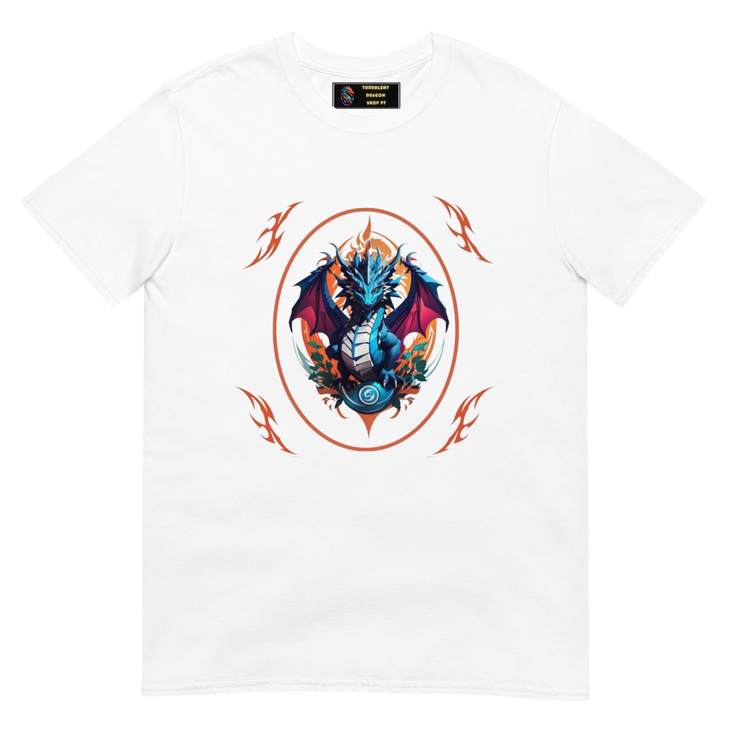 Camiseta unissex com mangas curtas