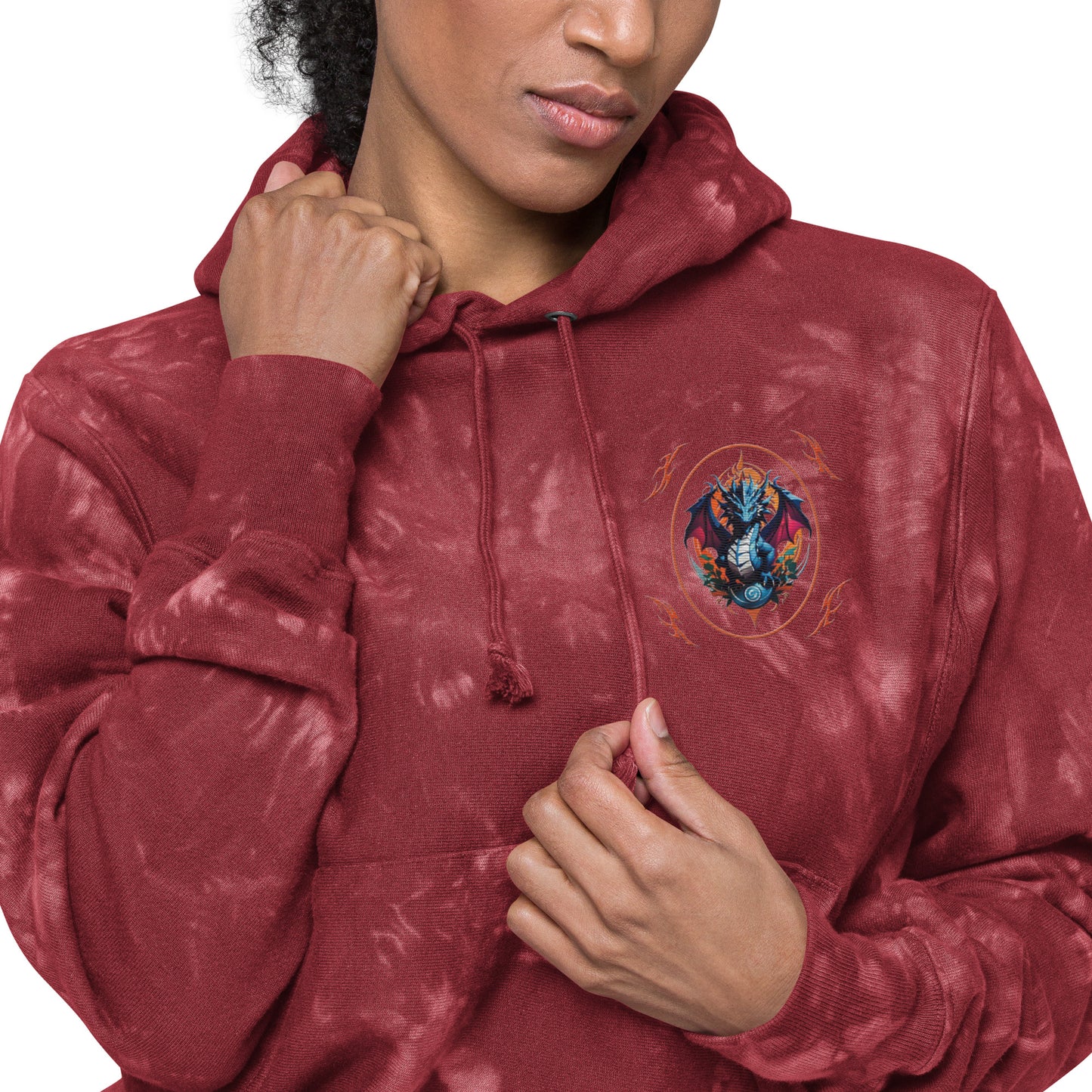 Moletom com Capuz Tie-Dye Champion Unissex