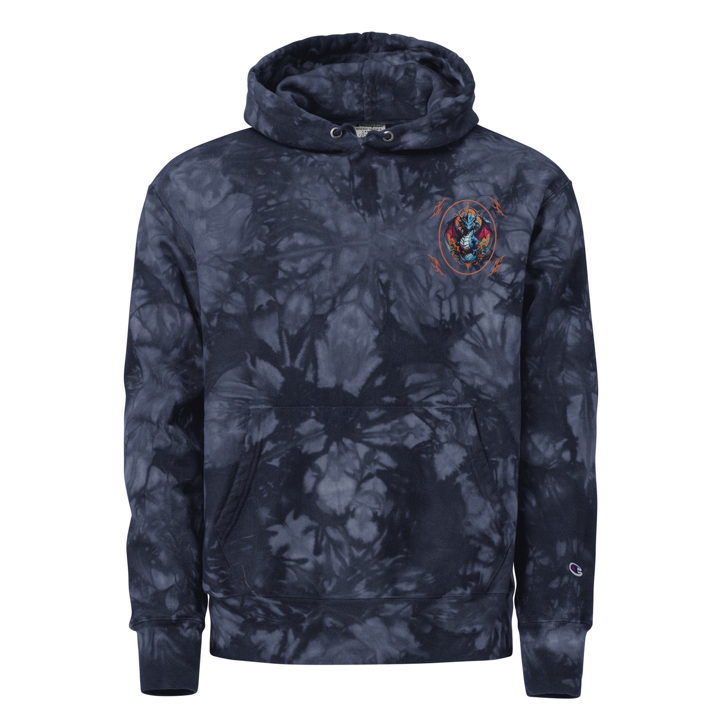 Moletom com Capuz Tie-Dye Champion Unissex