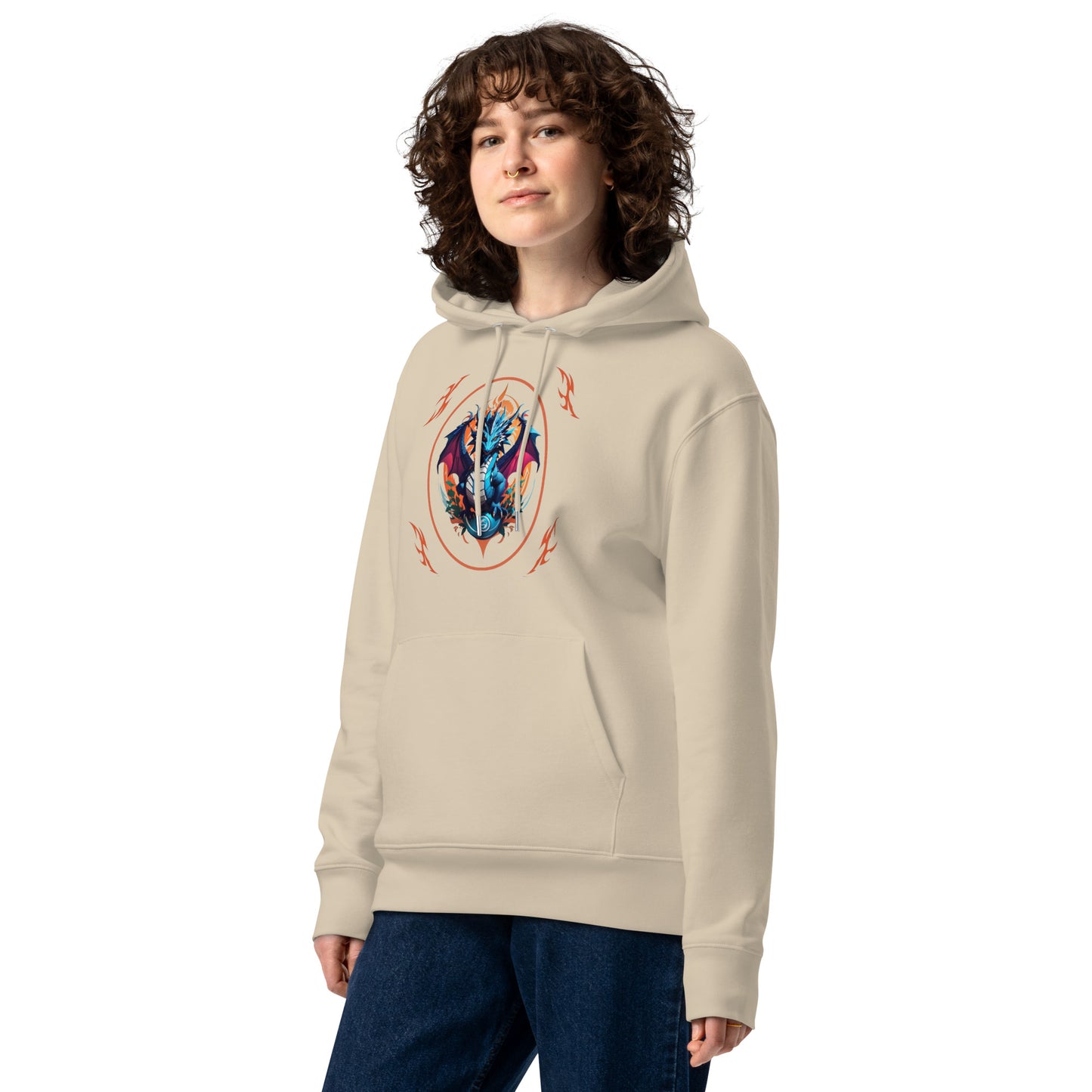 Moletom com capuz eco-friendly unissex