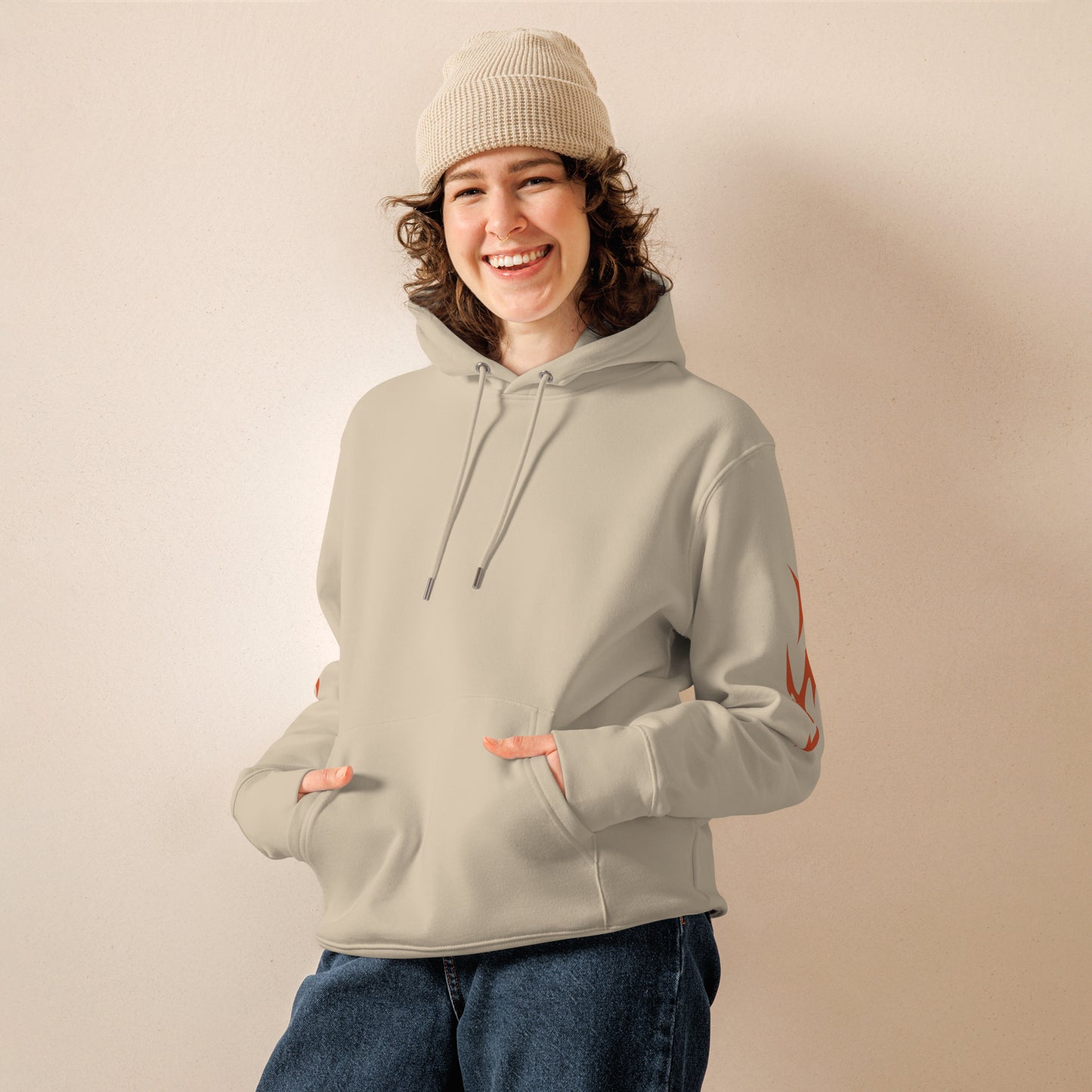 Moletom com capuz eco-friendly unissex