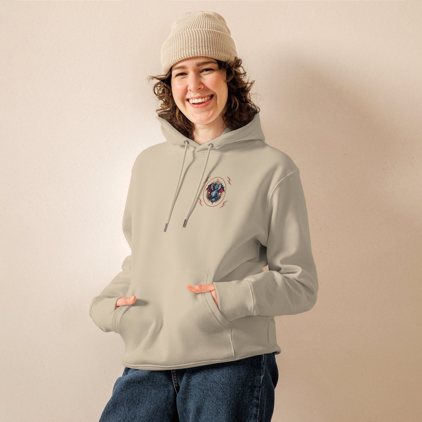 Moletom com capuz eco-friendly unissex