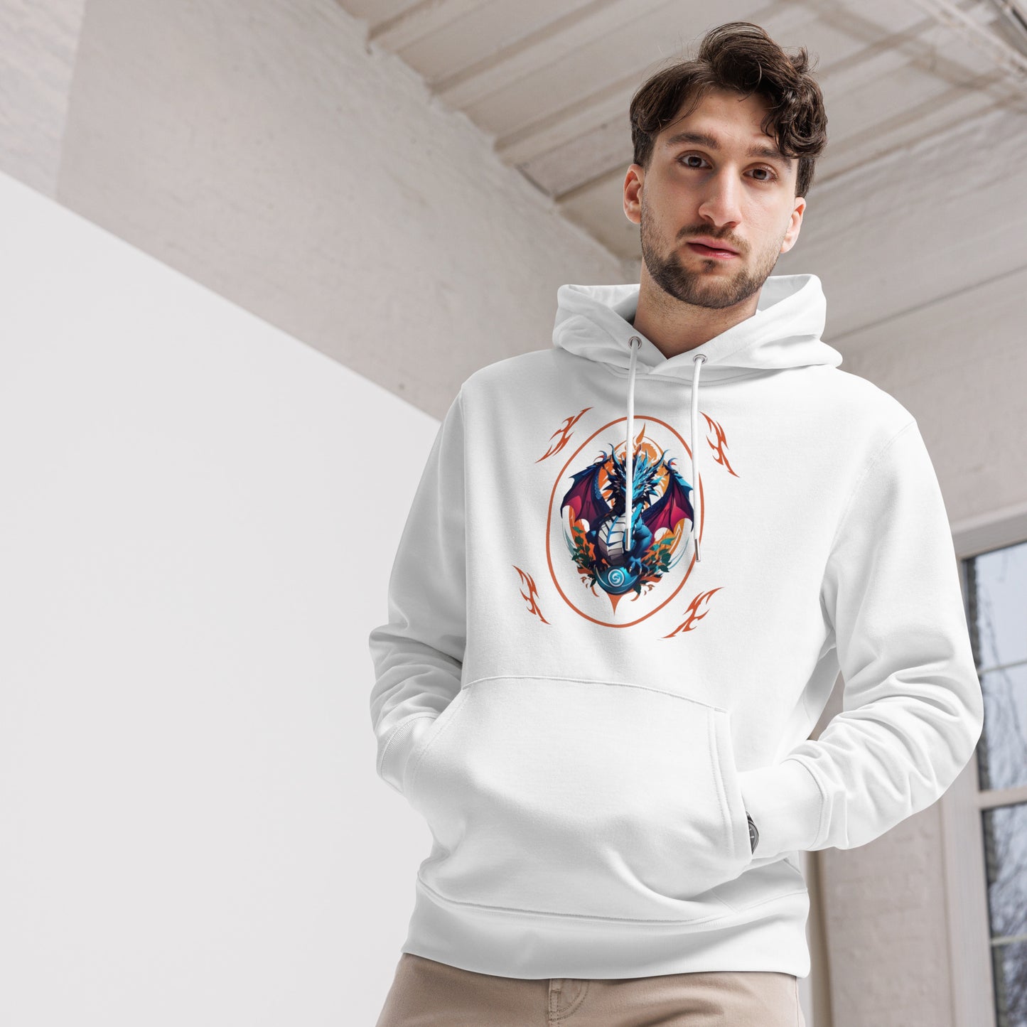 Moletom com capuz eco-friendly unissex