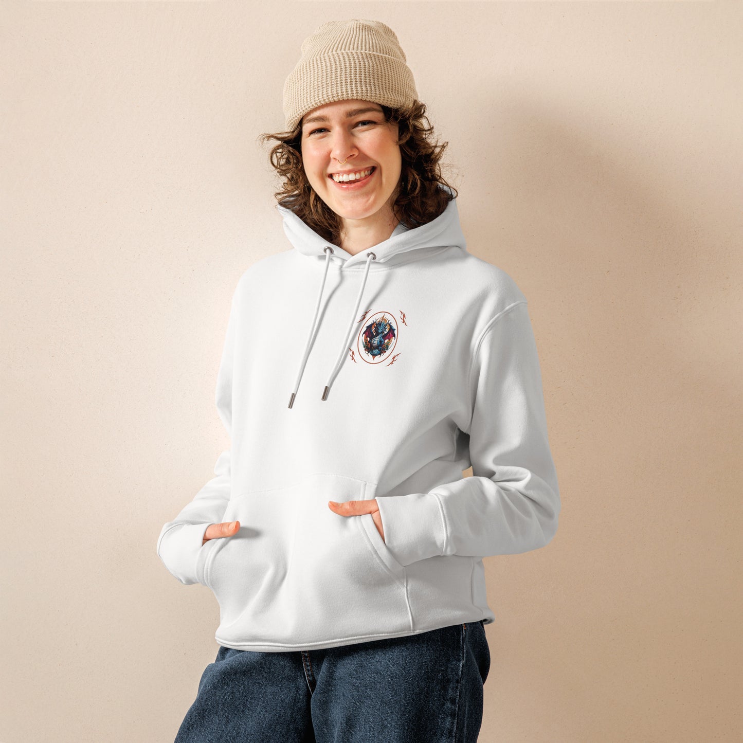 Moletom com capuz eco-friendly unissex