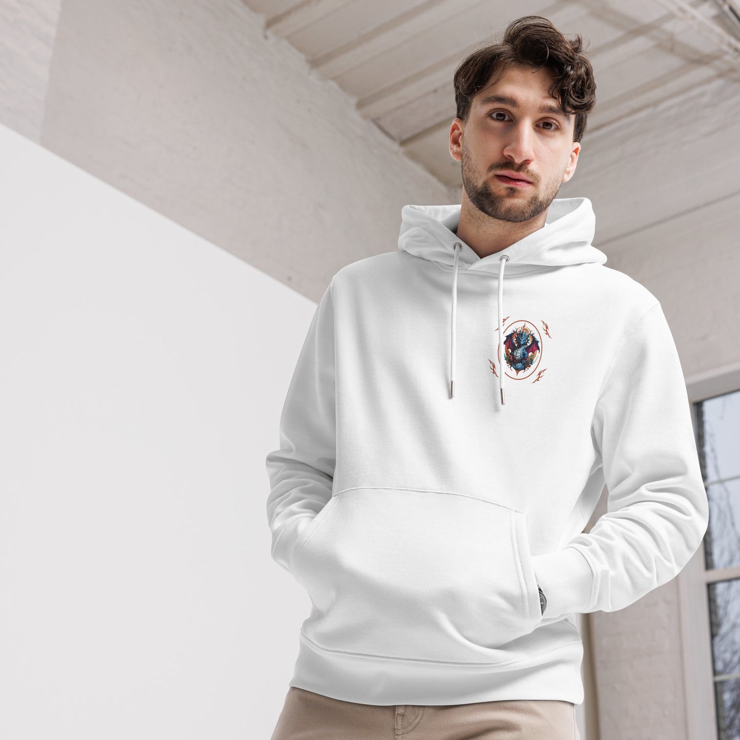 Moletom com capuz eco-friendly unissex
