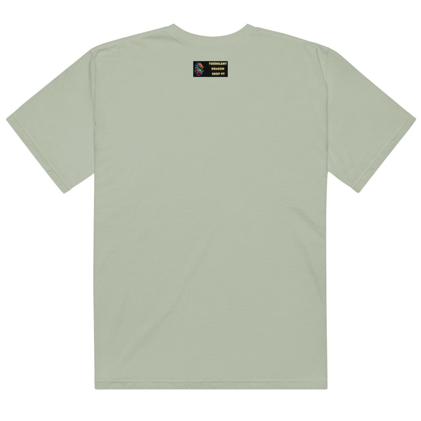 Camiseta grossa de tecido tingido unissex