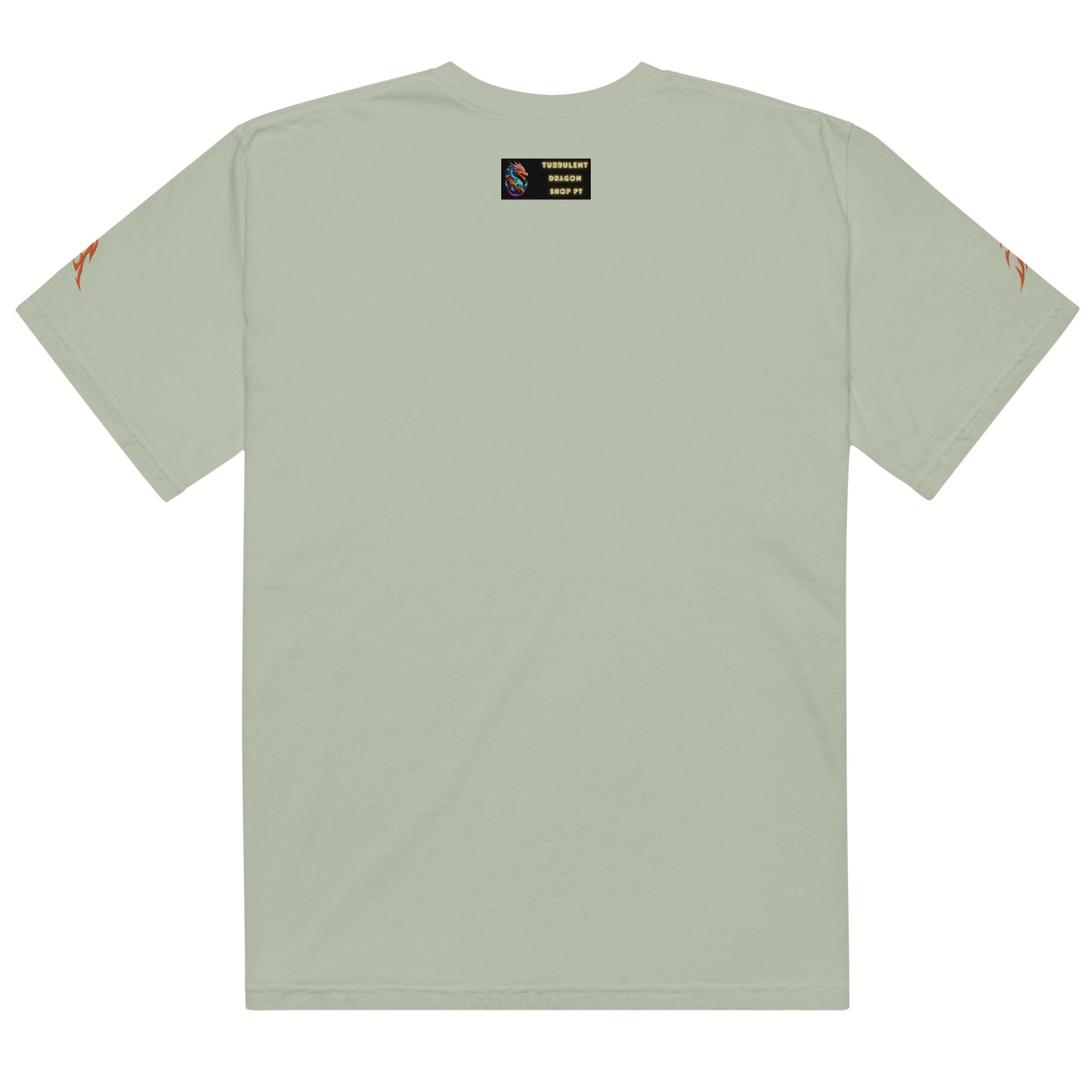 Camiseta grossa de tecido tingido unissex