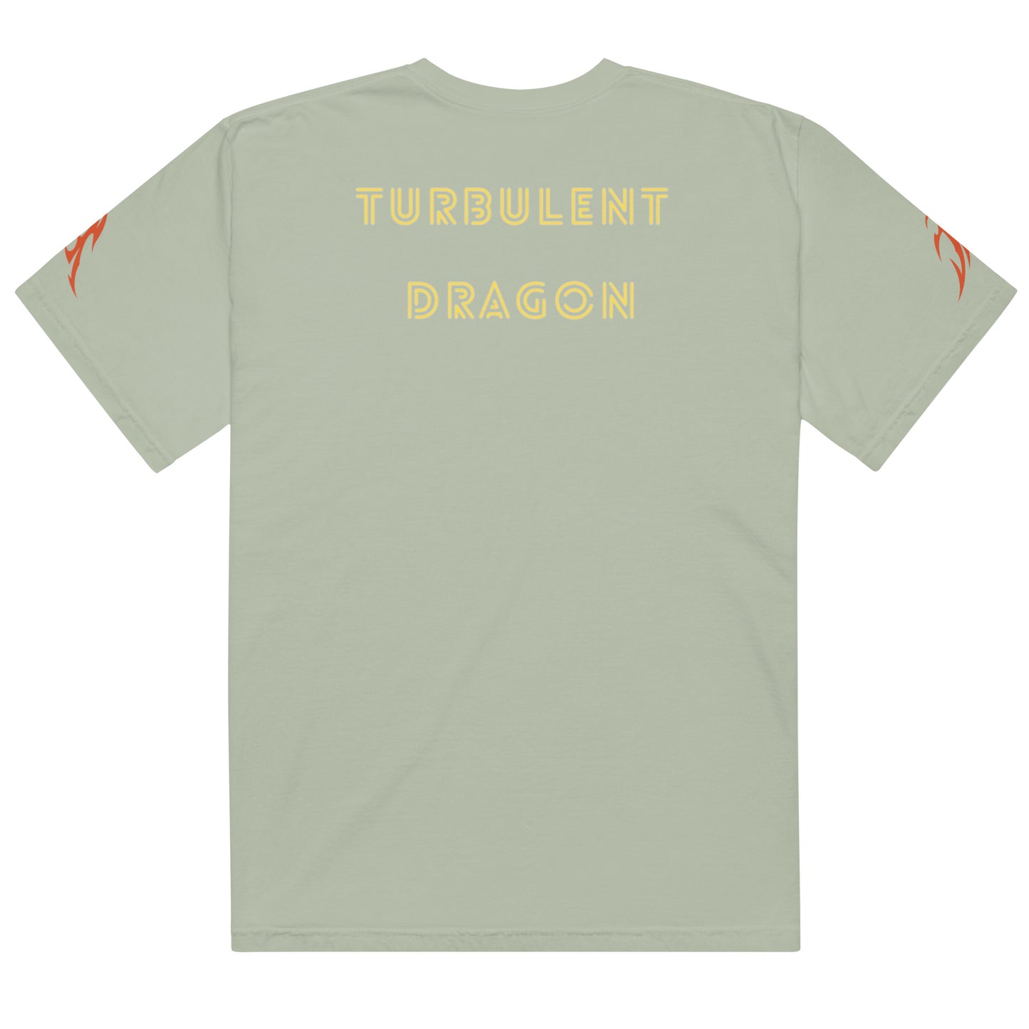 Camiseta grossa de tecido tingido unissex