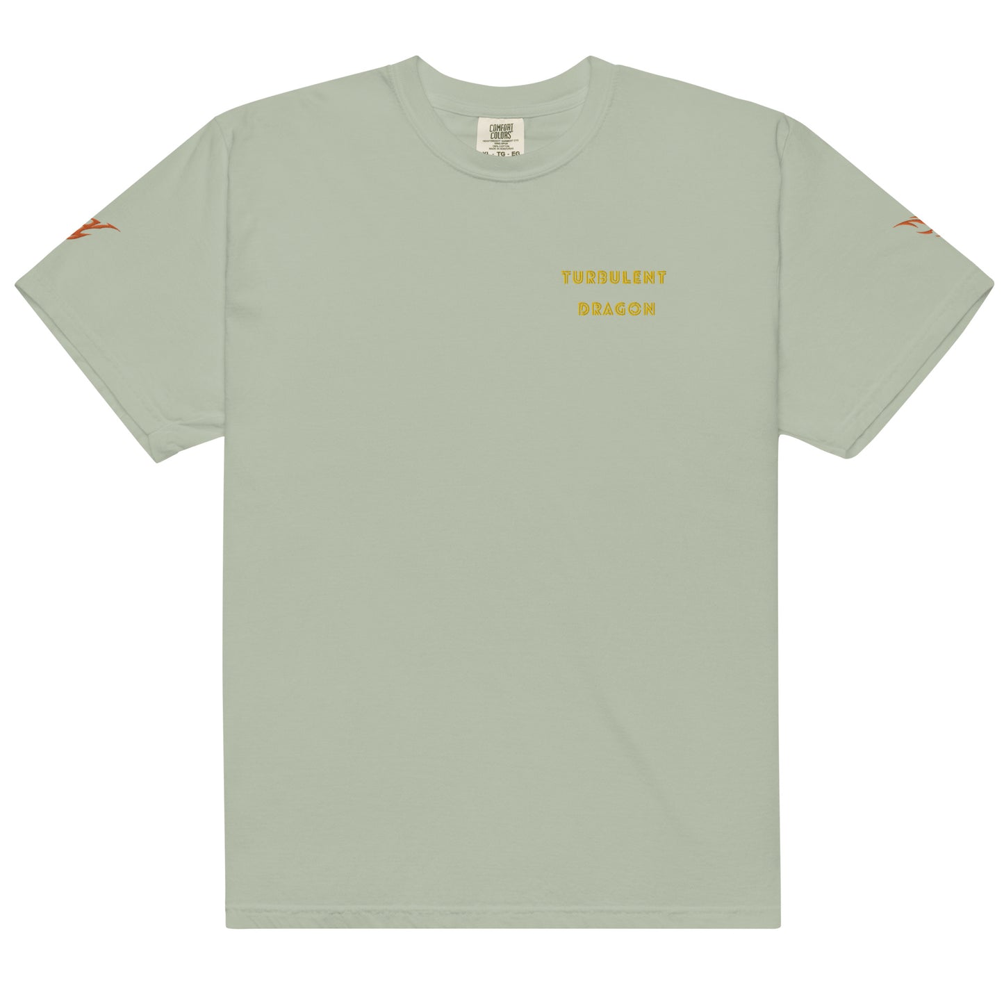 Camiseta grossa de tecido tingido unissex
