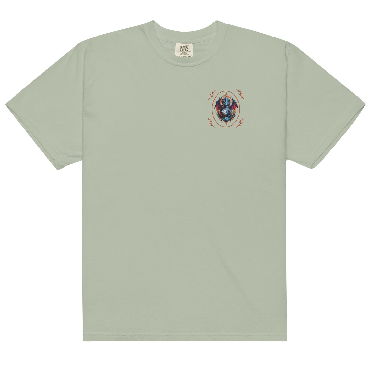Camiseta grossa de tecido tingido unissex