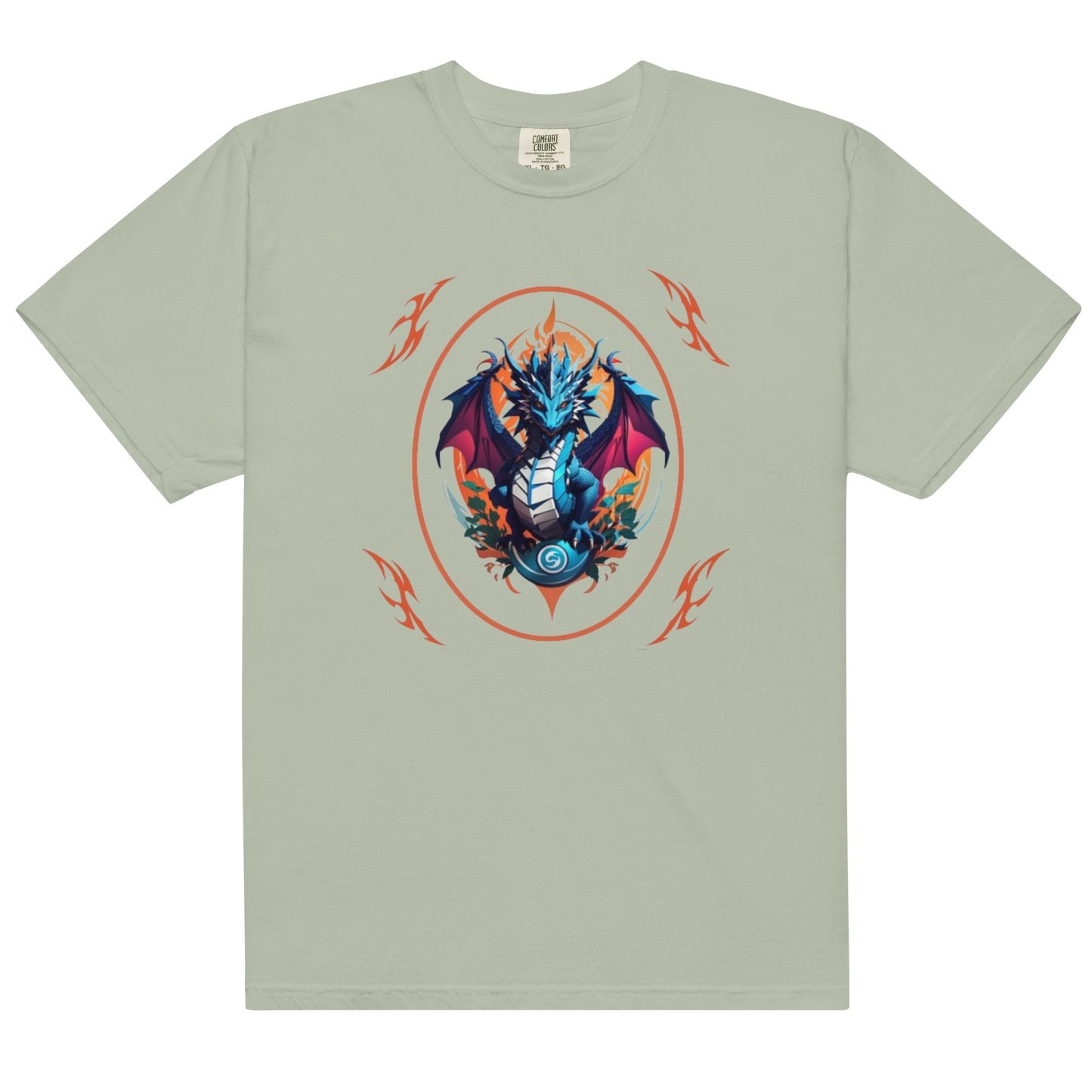 Camiseta grossa de tecido tingido unissex