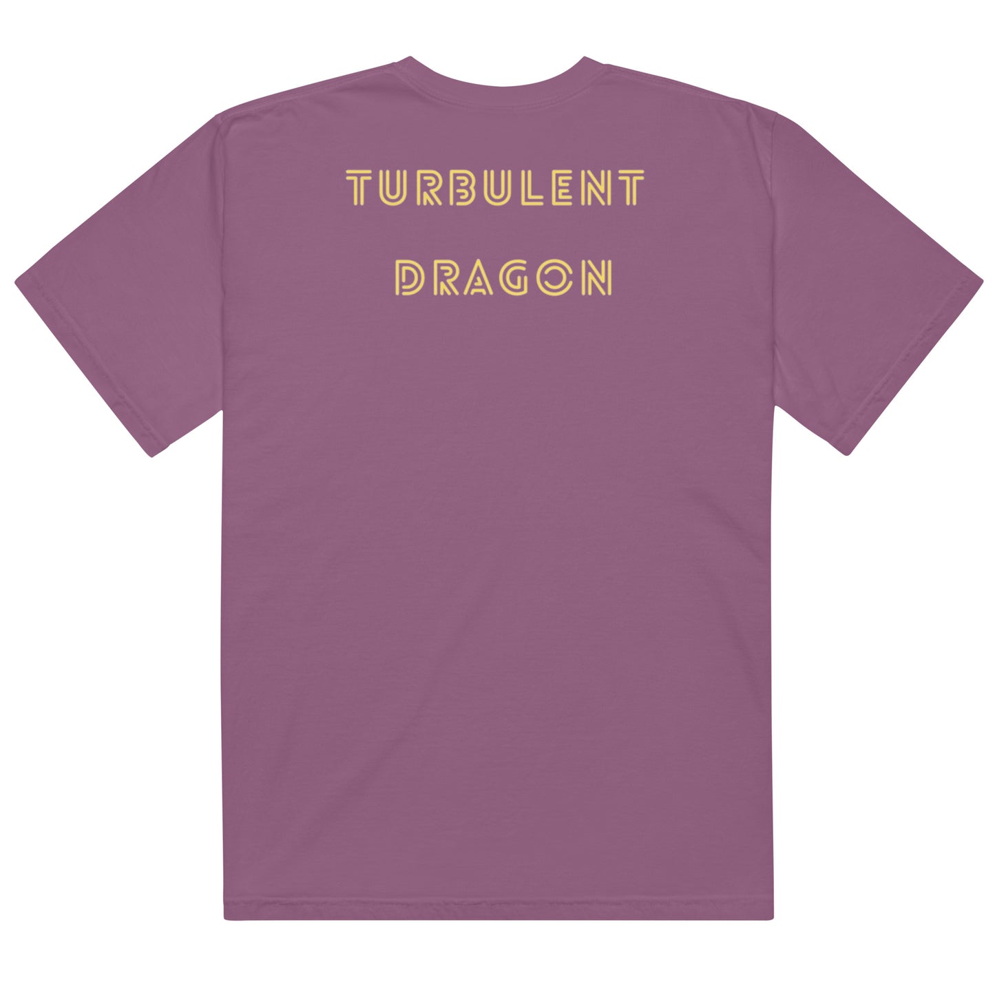 Camiseta grossa de tecido tingido unissex