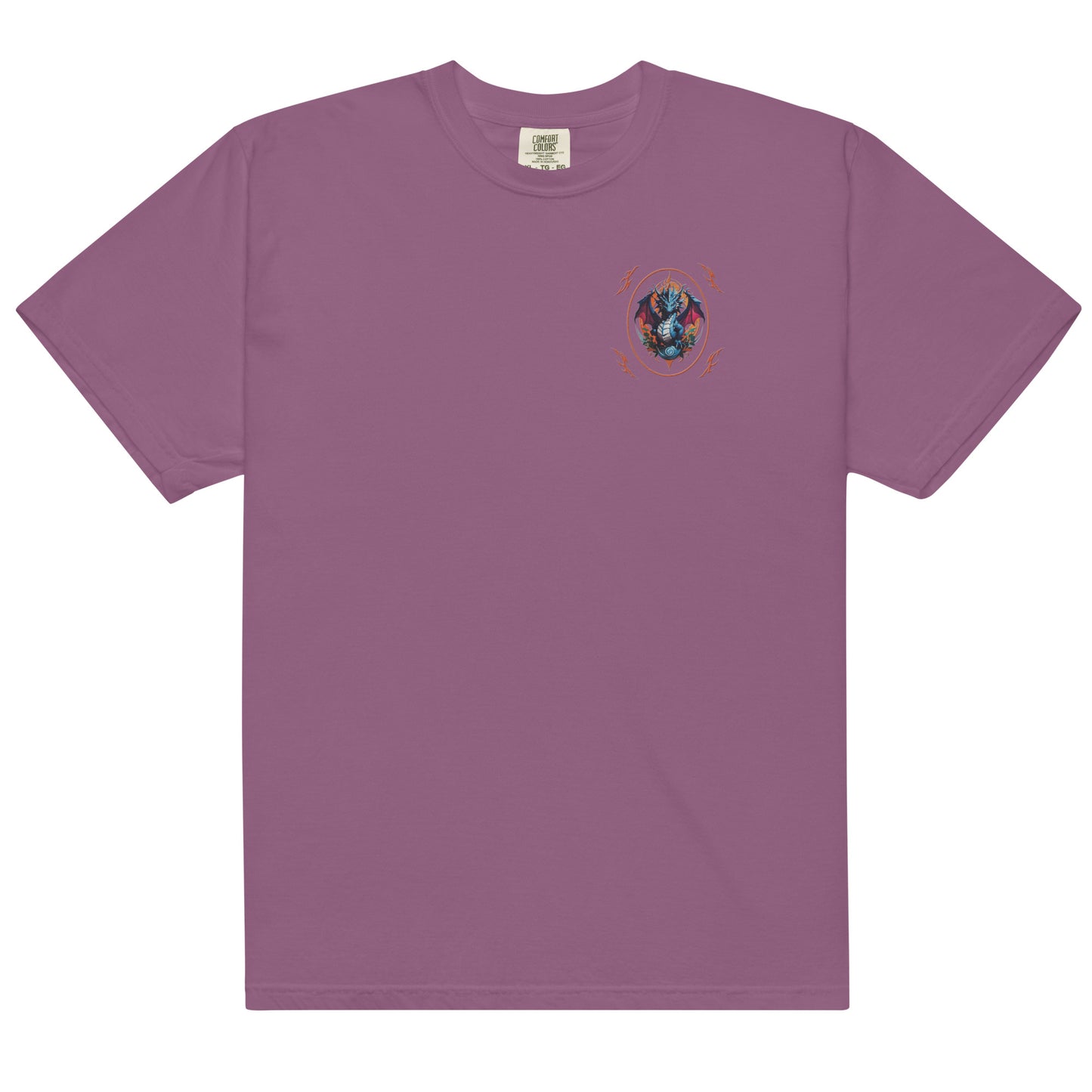 Camiseta grossa de tecido tingido unissex