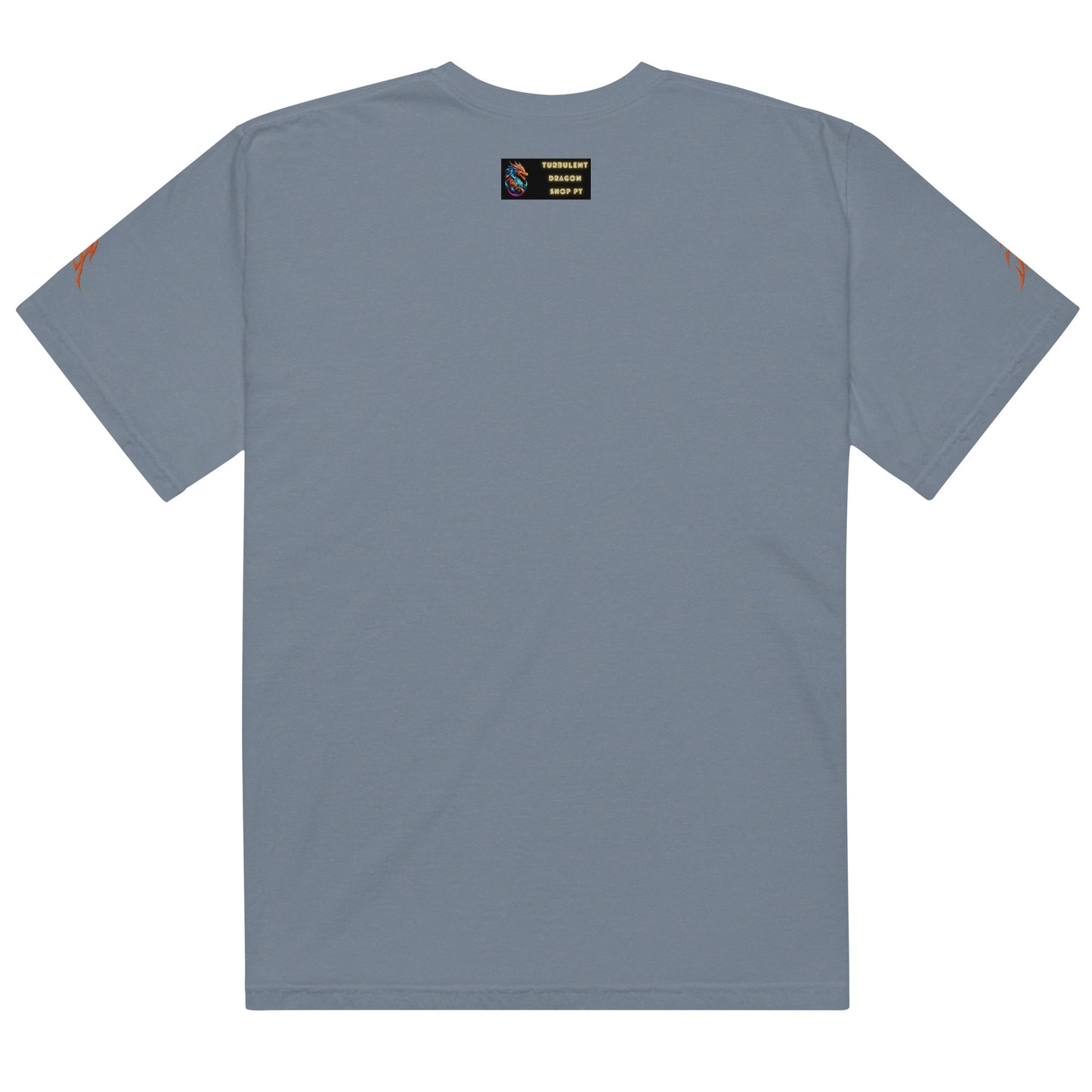 Camiseta grossa de tecido tingido unissex