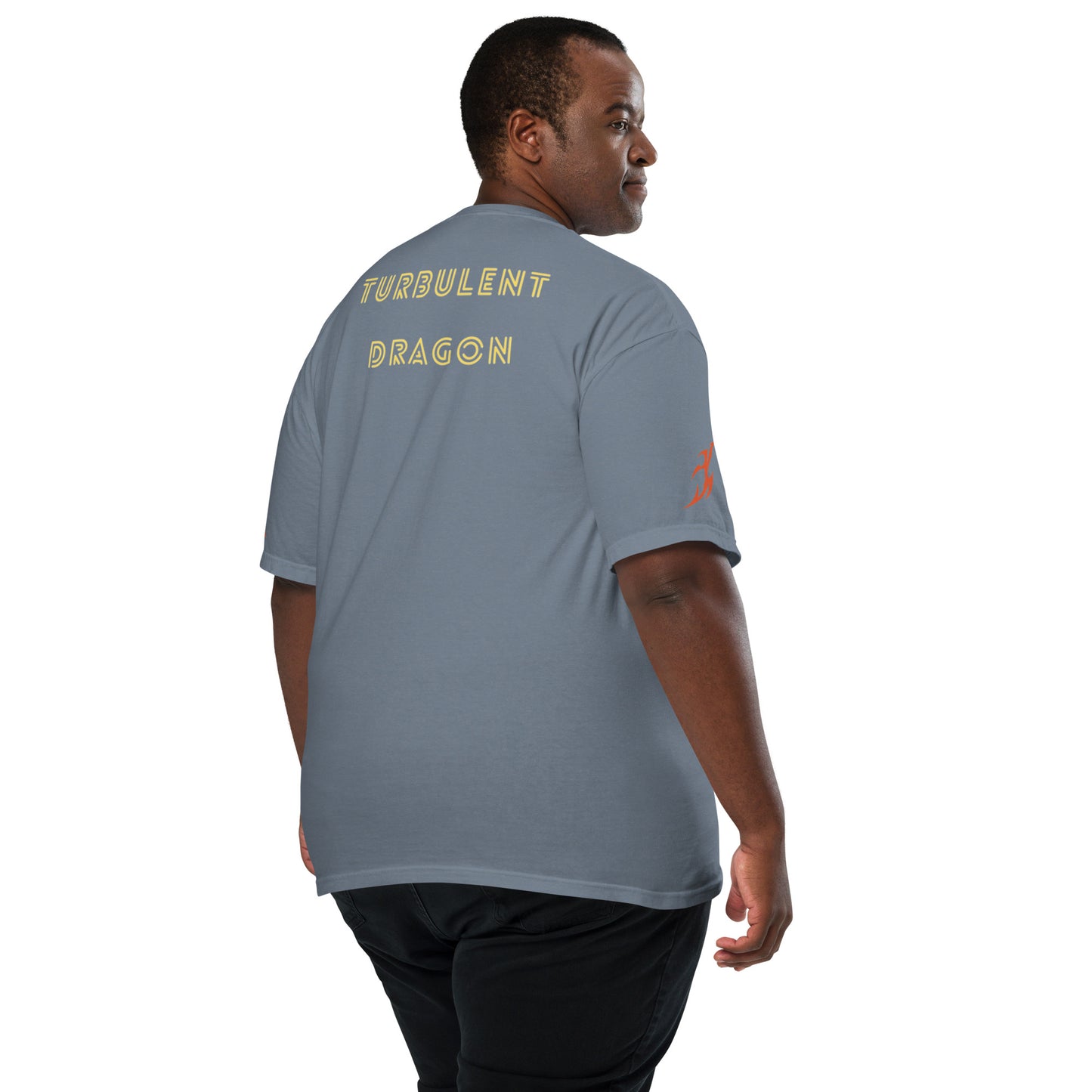 Camiseta grossa de tecido tingido unissex