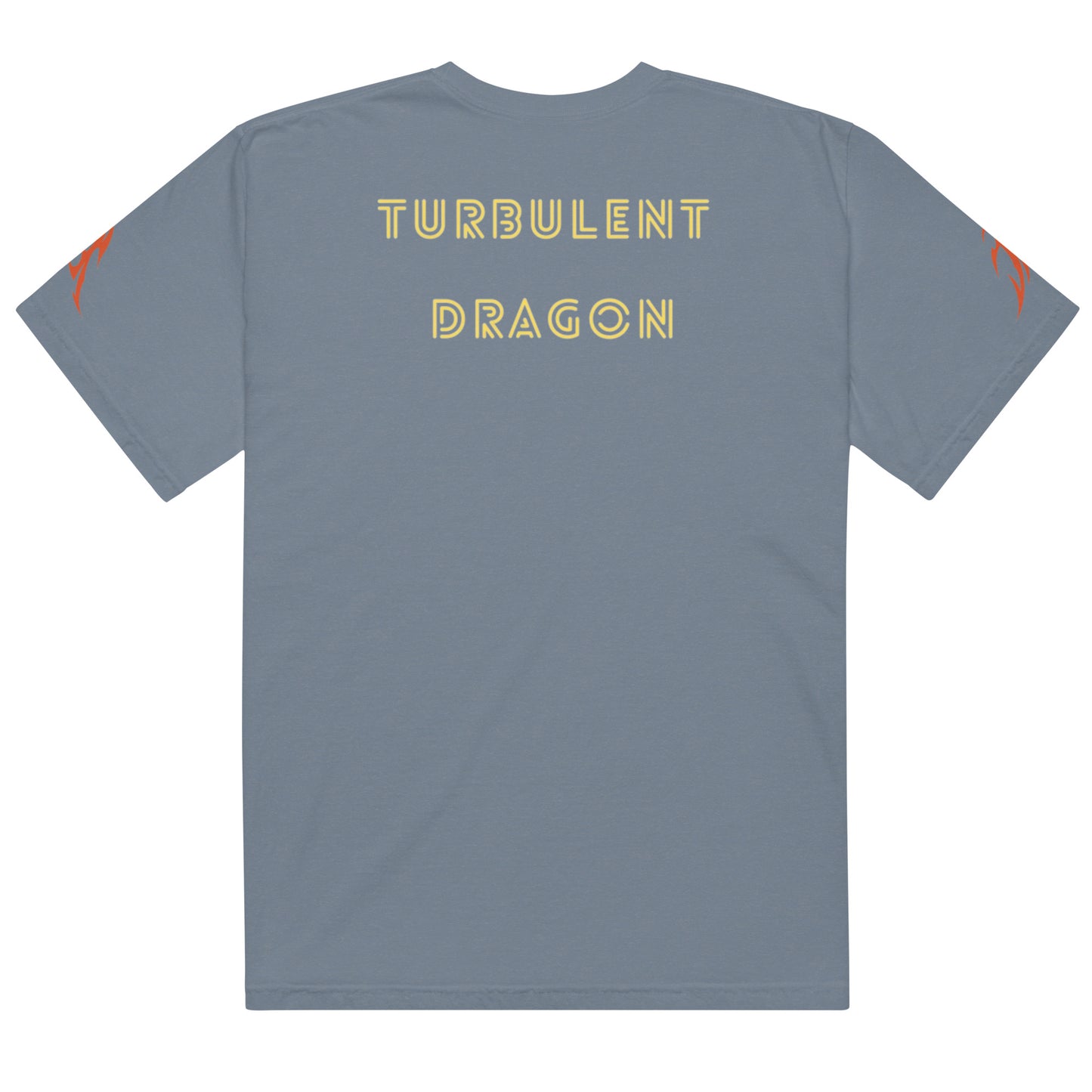 Camiseta grossa de tecido tingido unissex