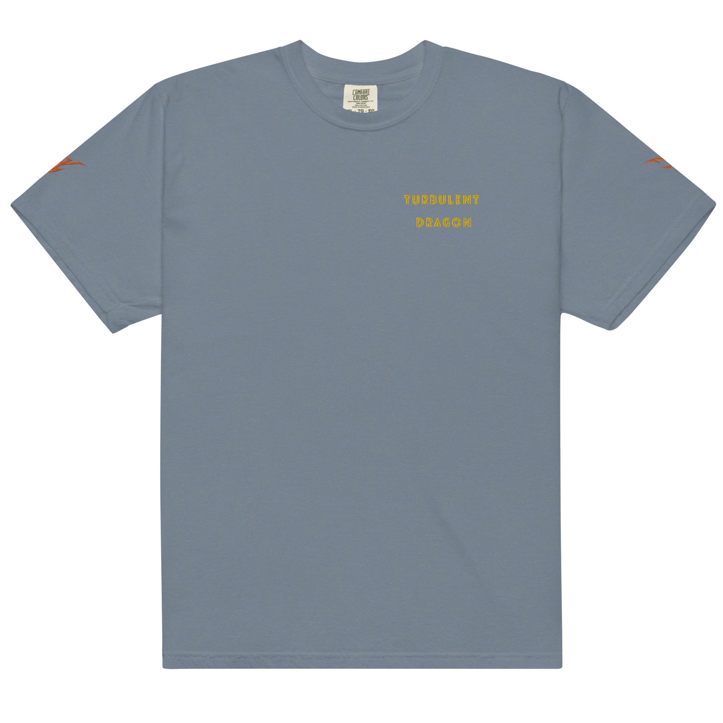 Camiseta grossa de tecido tingido unissex