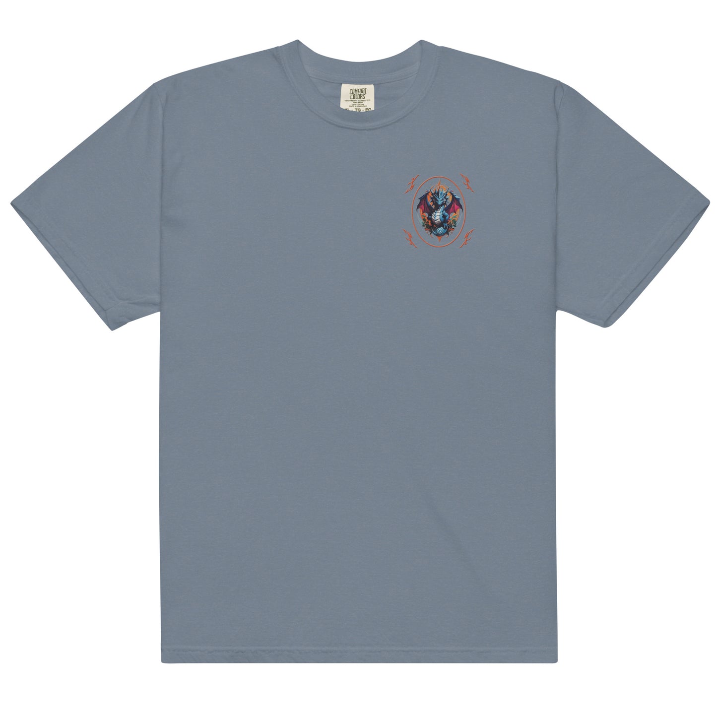 Camiseta grossa de tecido tingido unissex