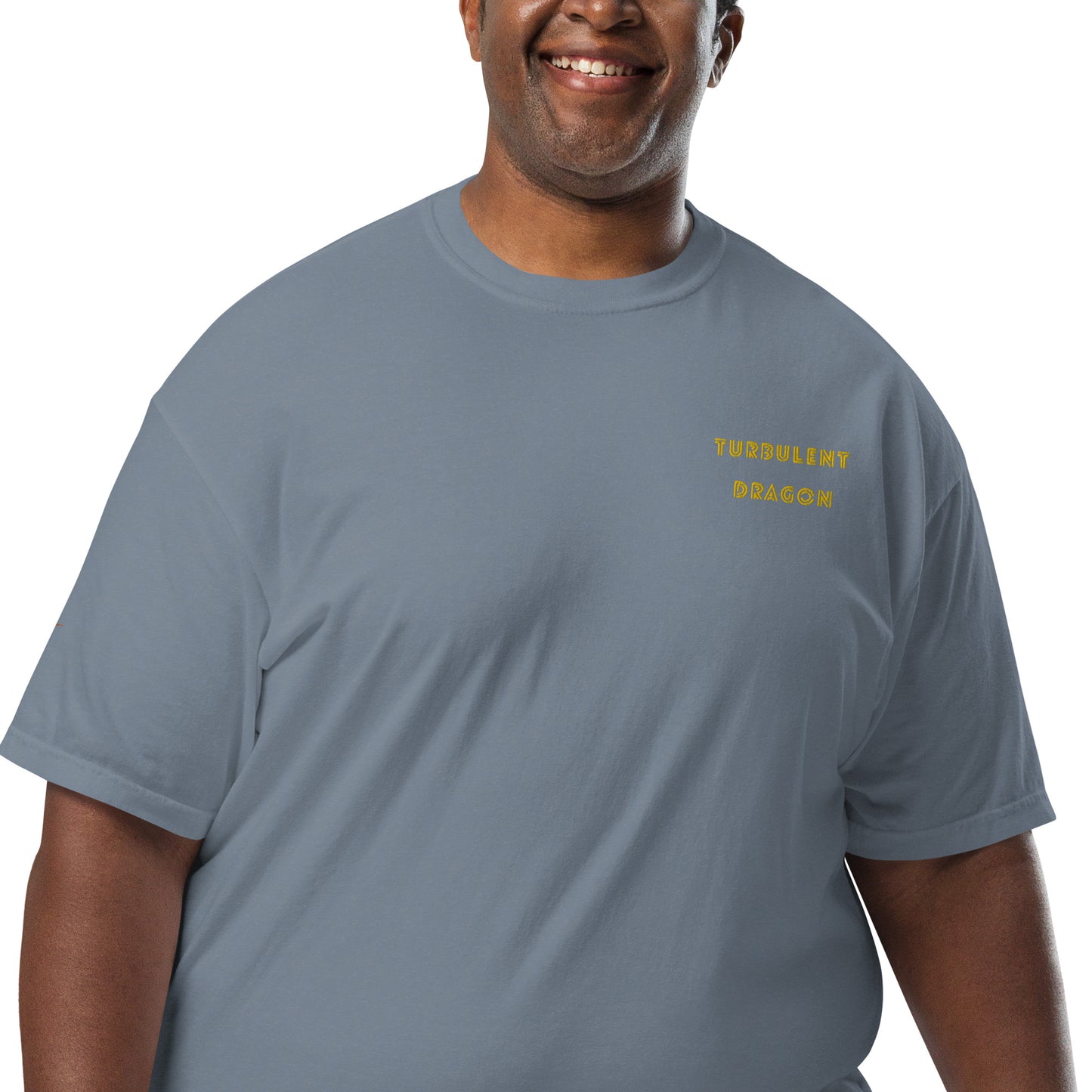 Camiseta grossa de tecido tingido unissex
