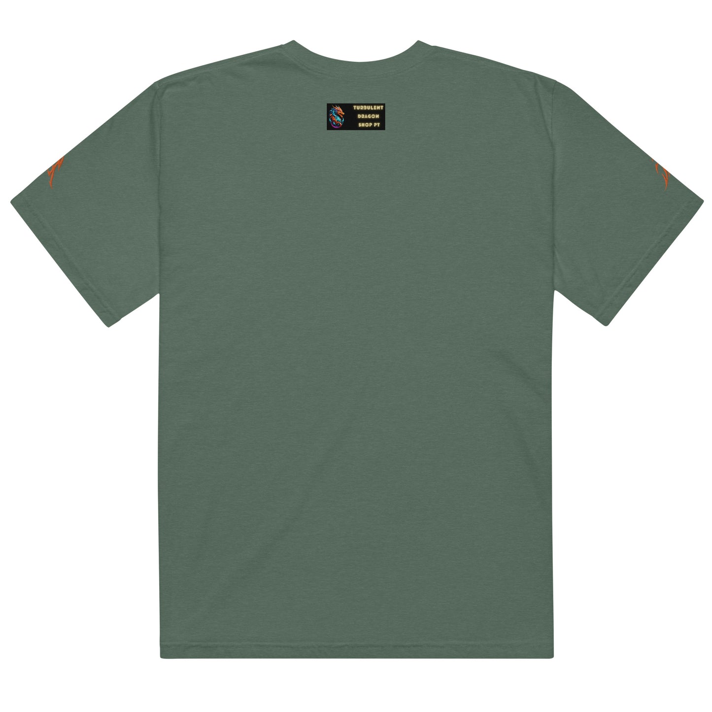 Camiseta grossa de tecido tingido unissex