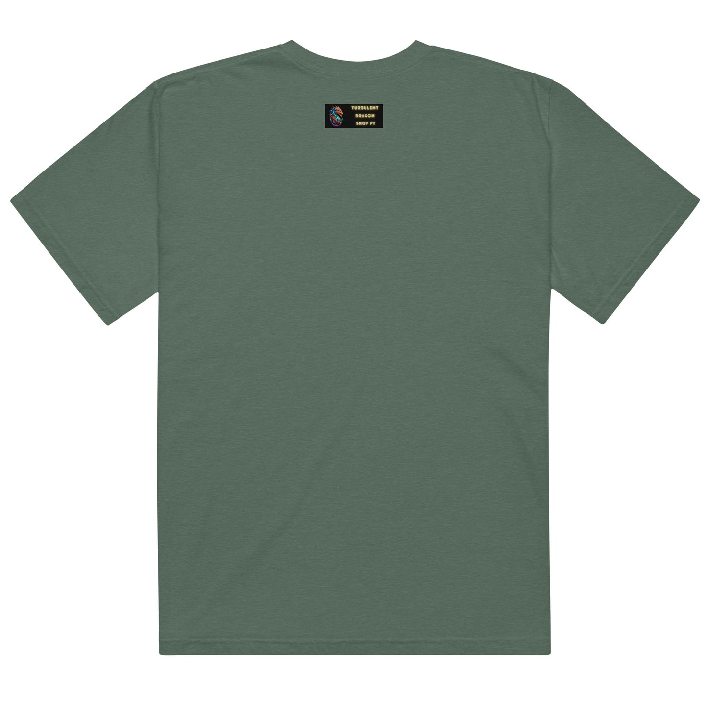 Camiseta grossa de tecido tingido unissex