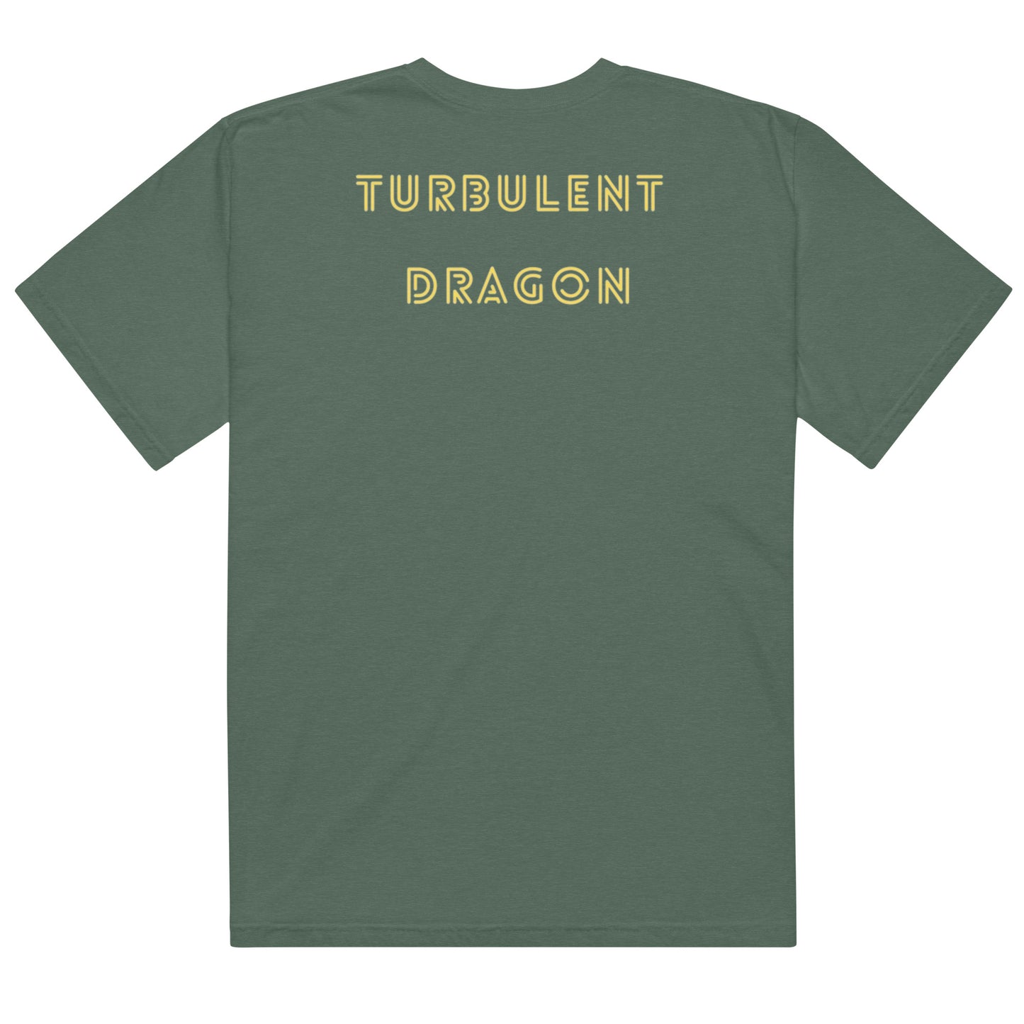 Camiseta grossa de tecido tingido unissex