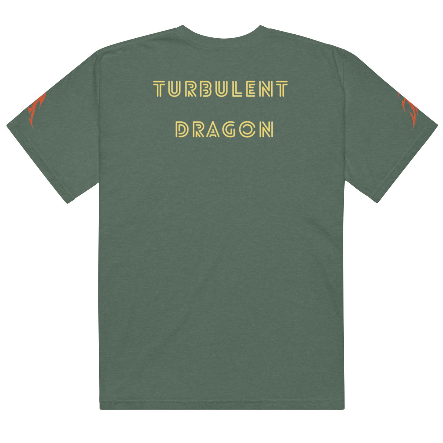 Camiseta grossa de tecido tingido unissex
