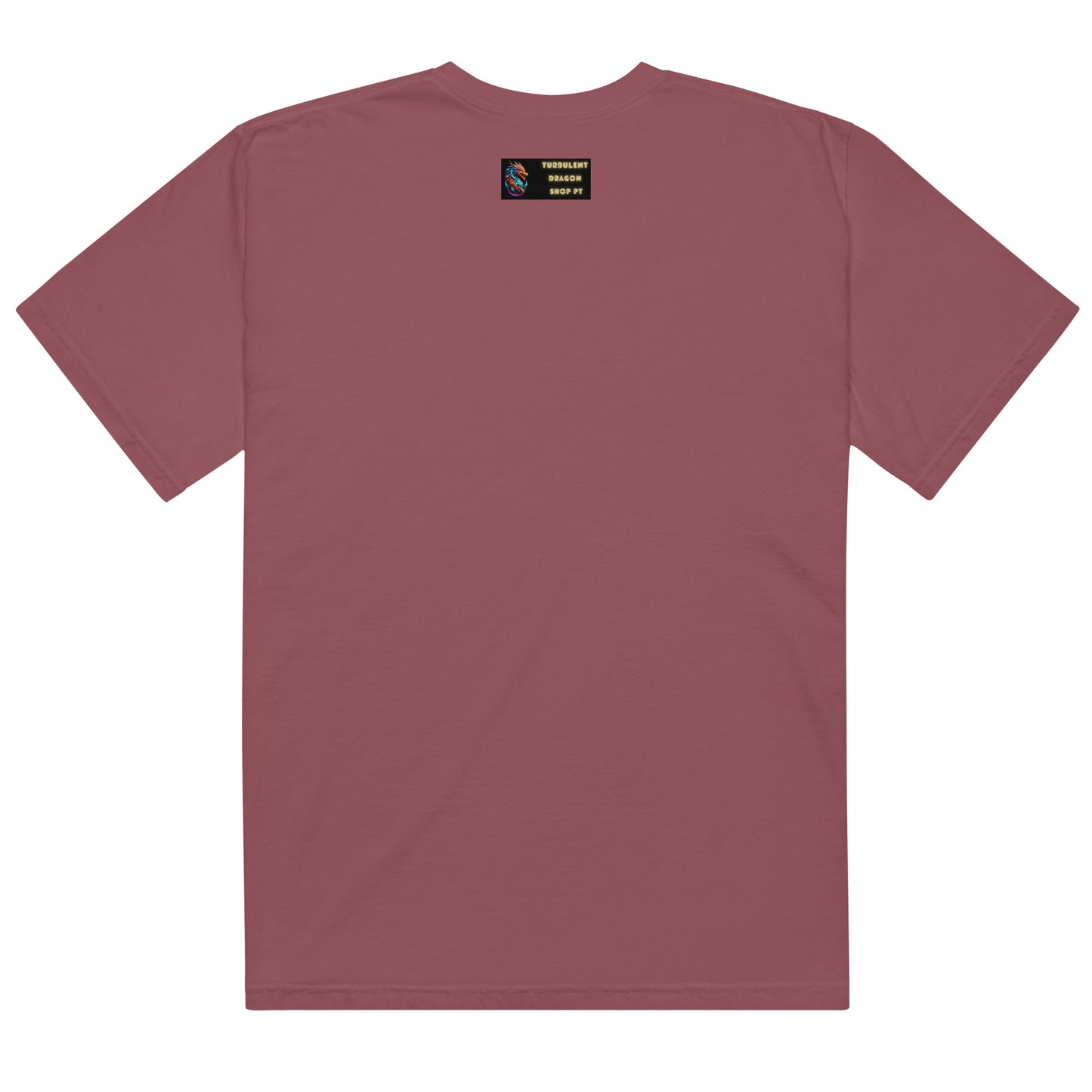 Camiseta grossa de tecido tingido unissex