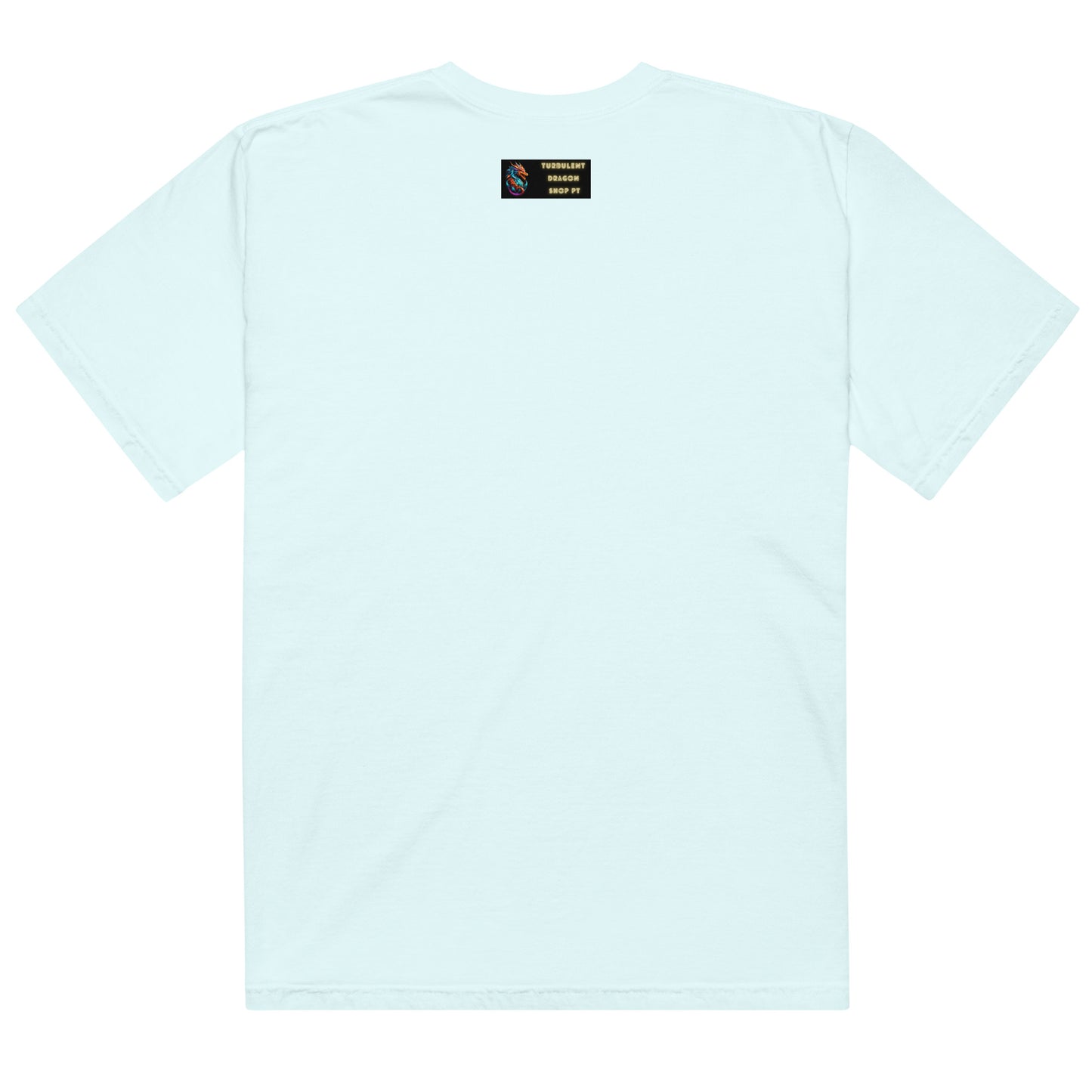 Camiseta grossa de tecido tingido unissex